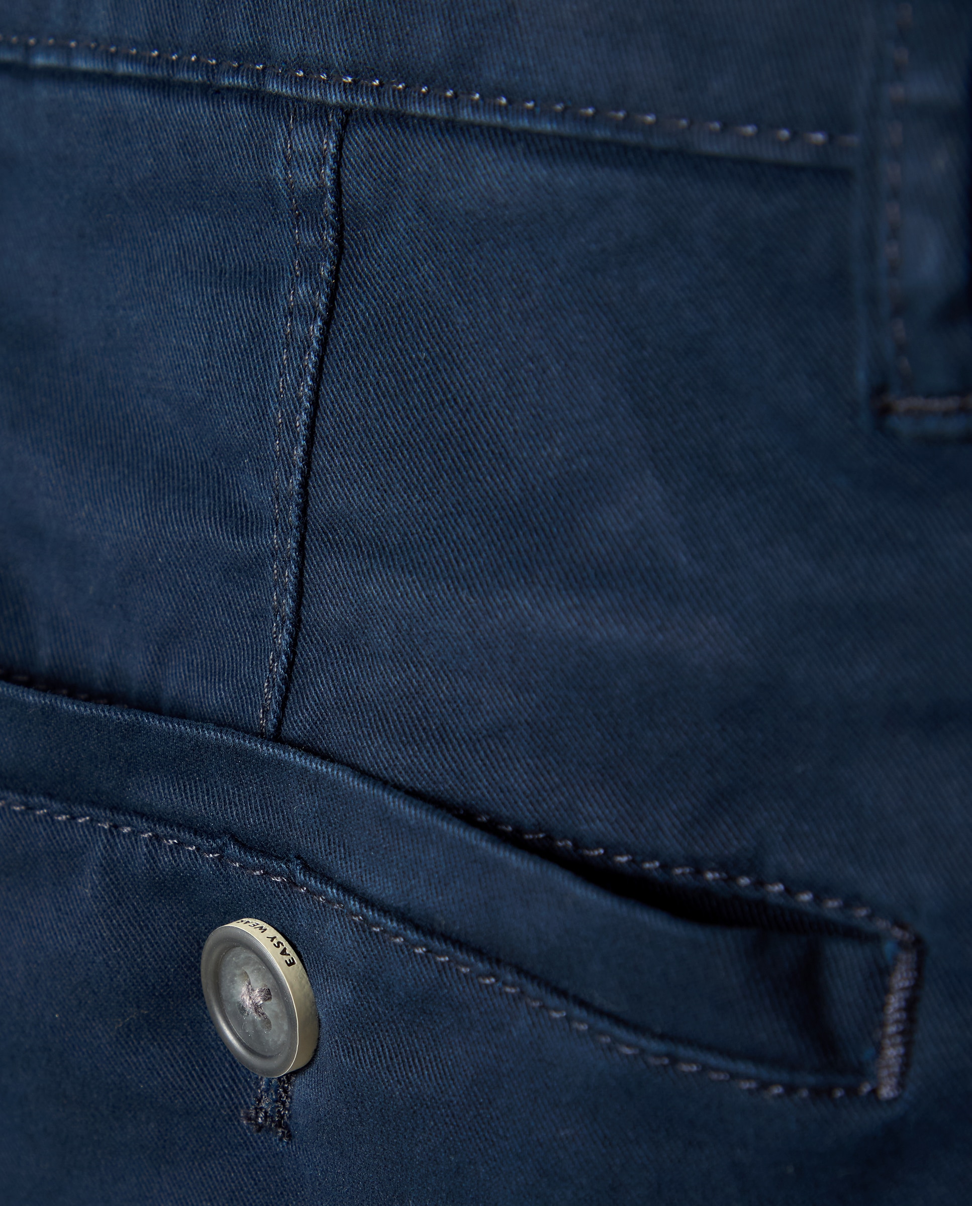 Chino de hombre slim stretch - Easy Wear - Azul marino Azul marino-5