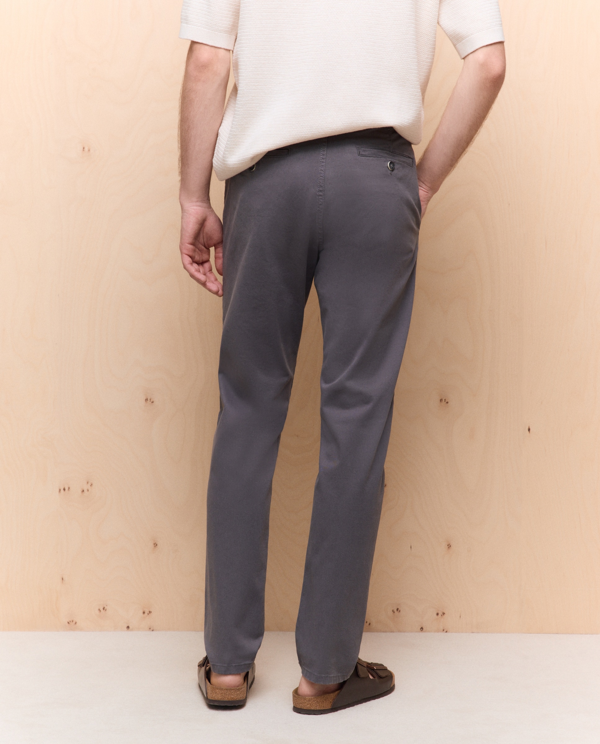 Chino de hombre slim stretch - Easy Wear - 830 Antracita 830 Antracita-3