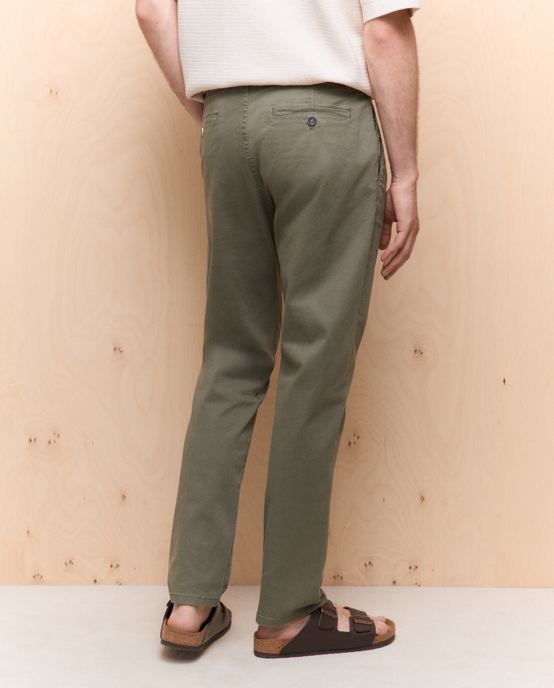 Chino de hombre slim stretch - Easy Wear - 520 Kaki 520 Kaki-3