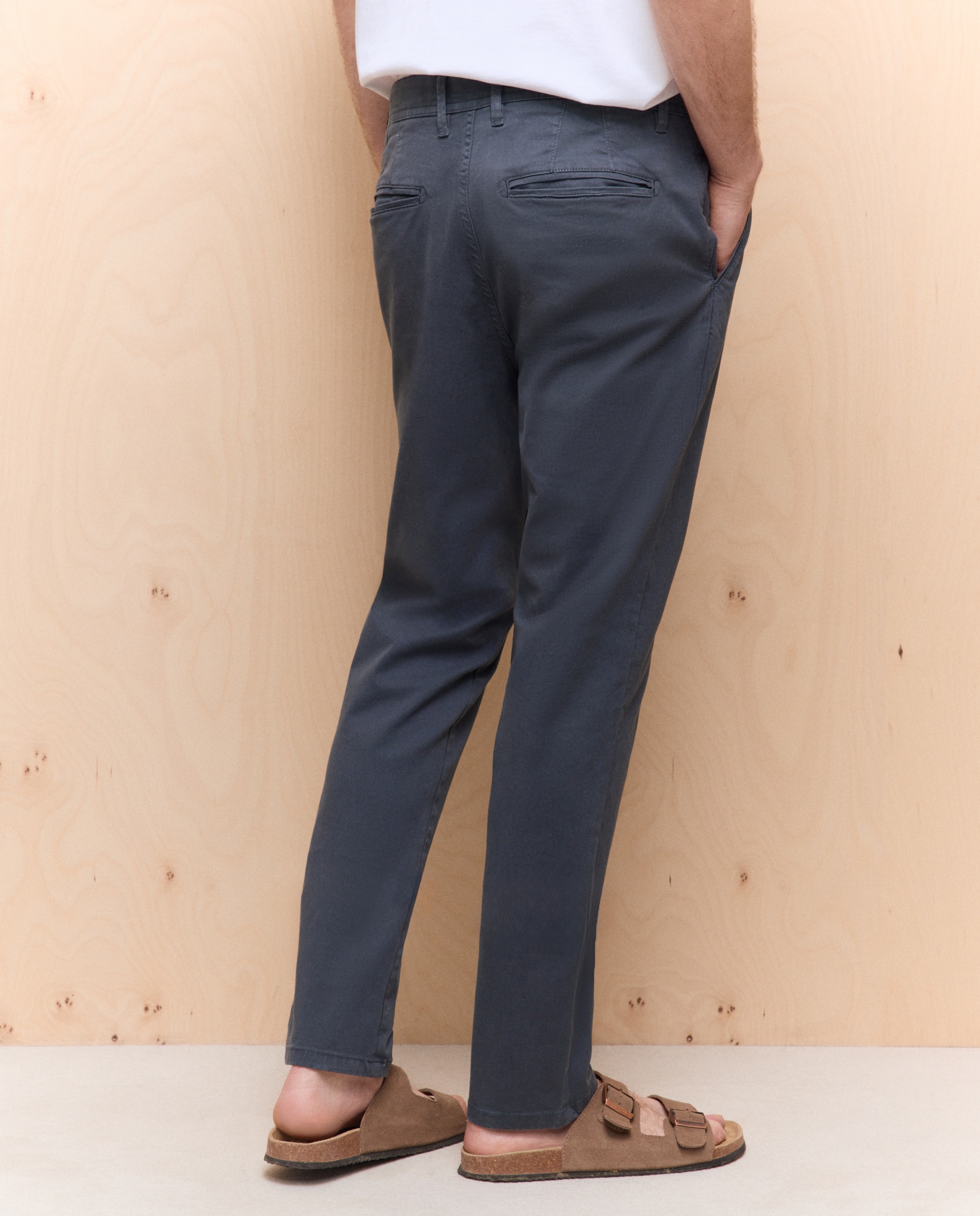 Imagen 3 de Chino de hombre skinny stretch - Easy Wear - Azul oscuro Azul oscuro
