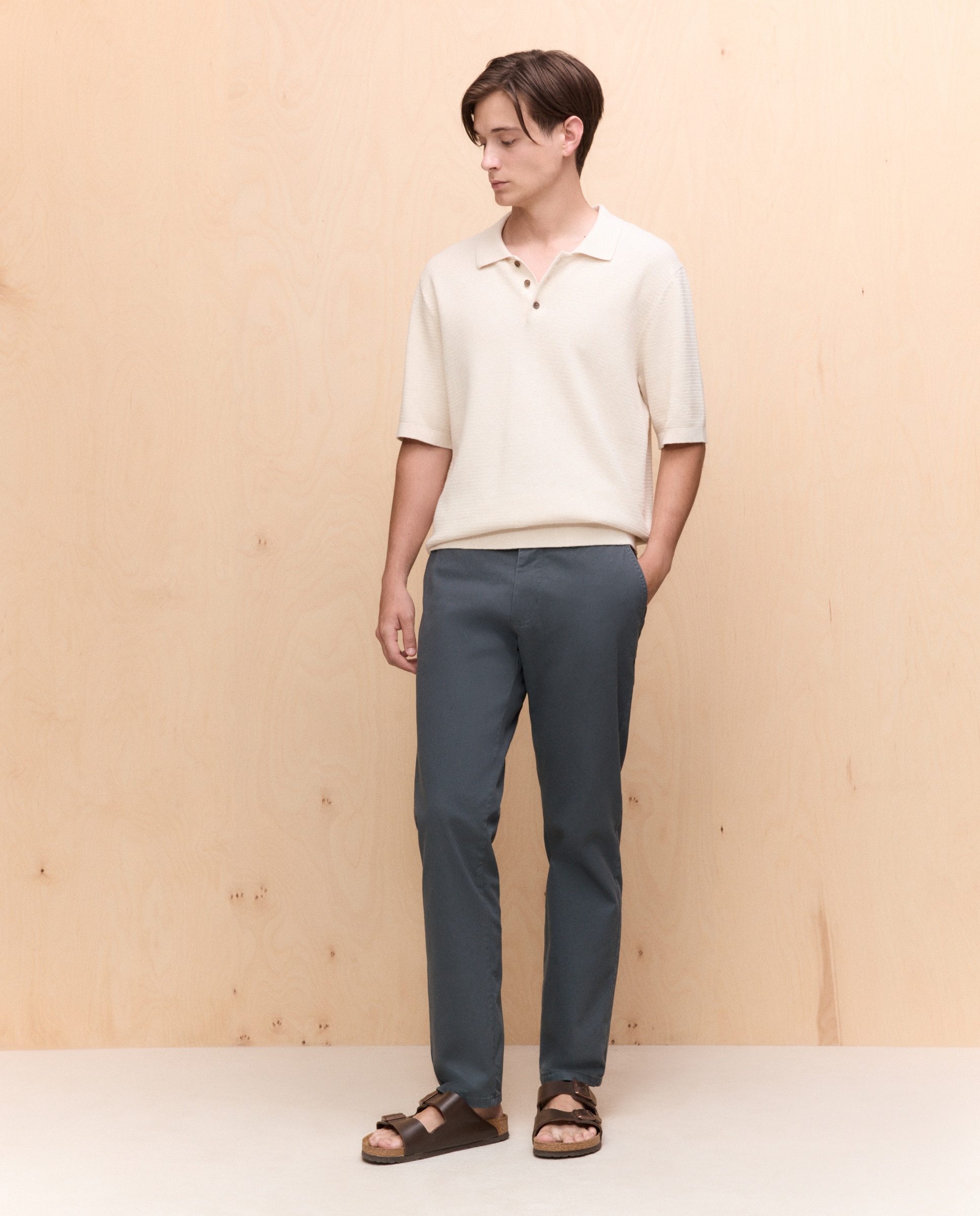 Imagen 1 de Chino de hombre straight stretch - Easy Wear - 830 Antracita 830 Antracita