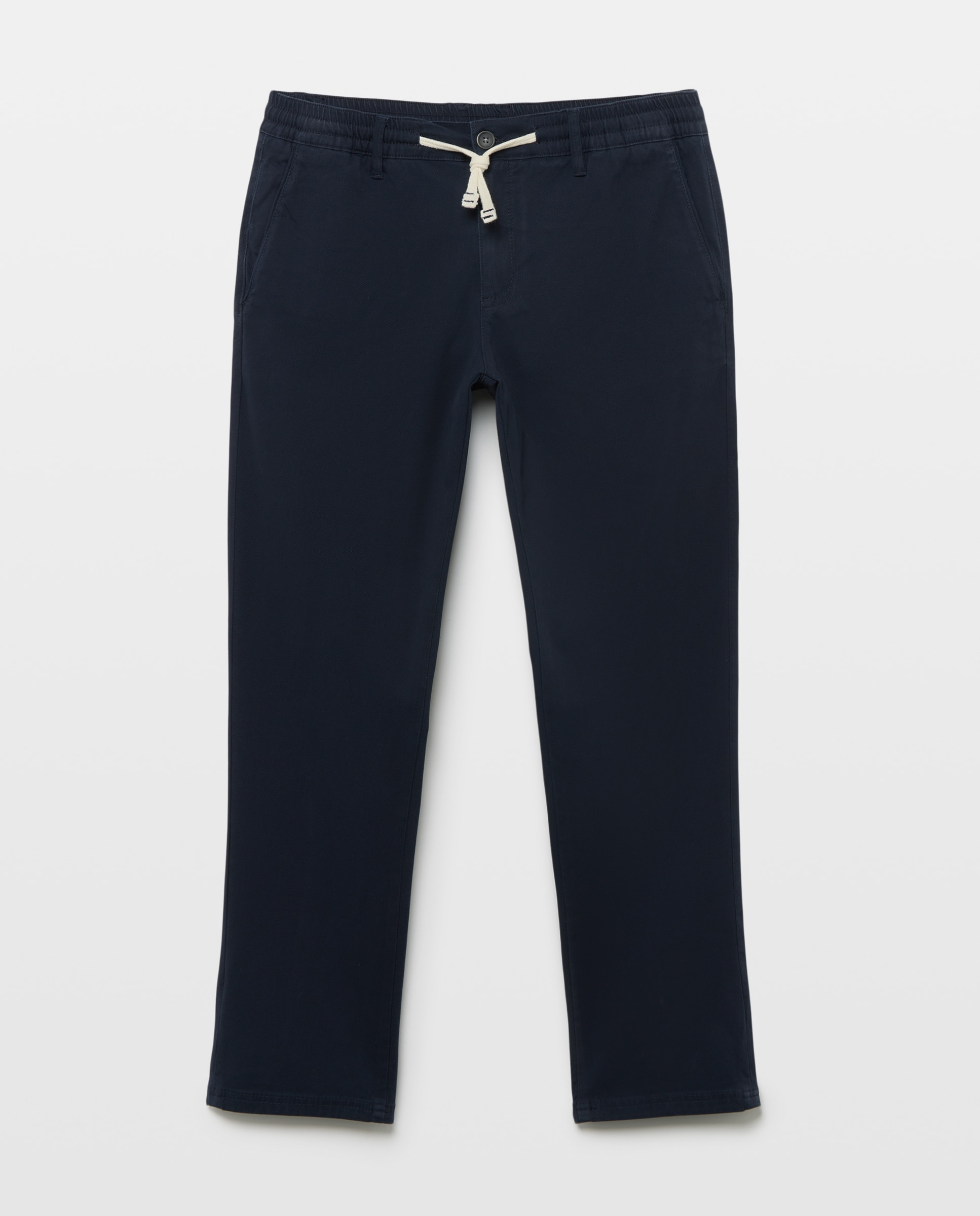 Chino cordón de hombre slim stretch - Easy Wear - Azul marino Azul marino-4