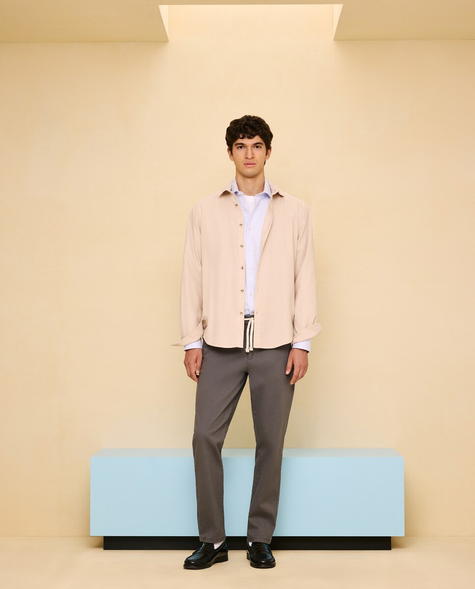 Imagen 0 de Chino cordón de hombre slim stretch 830 Antracita