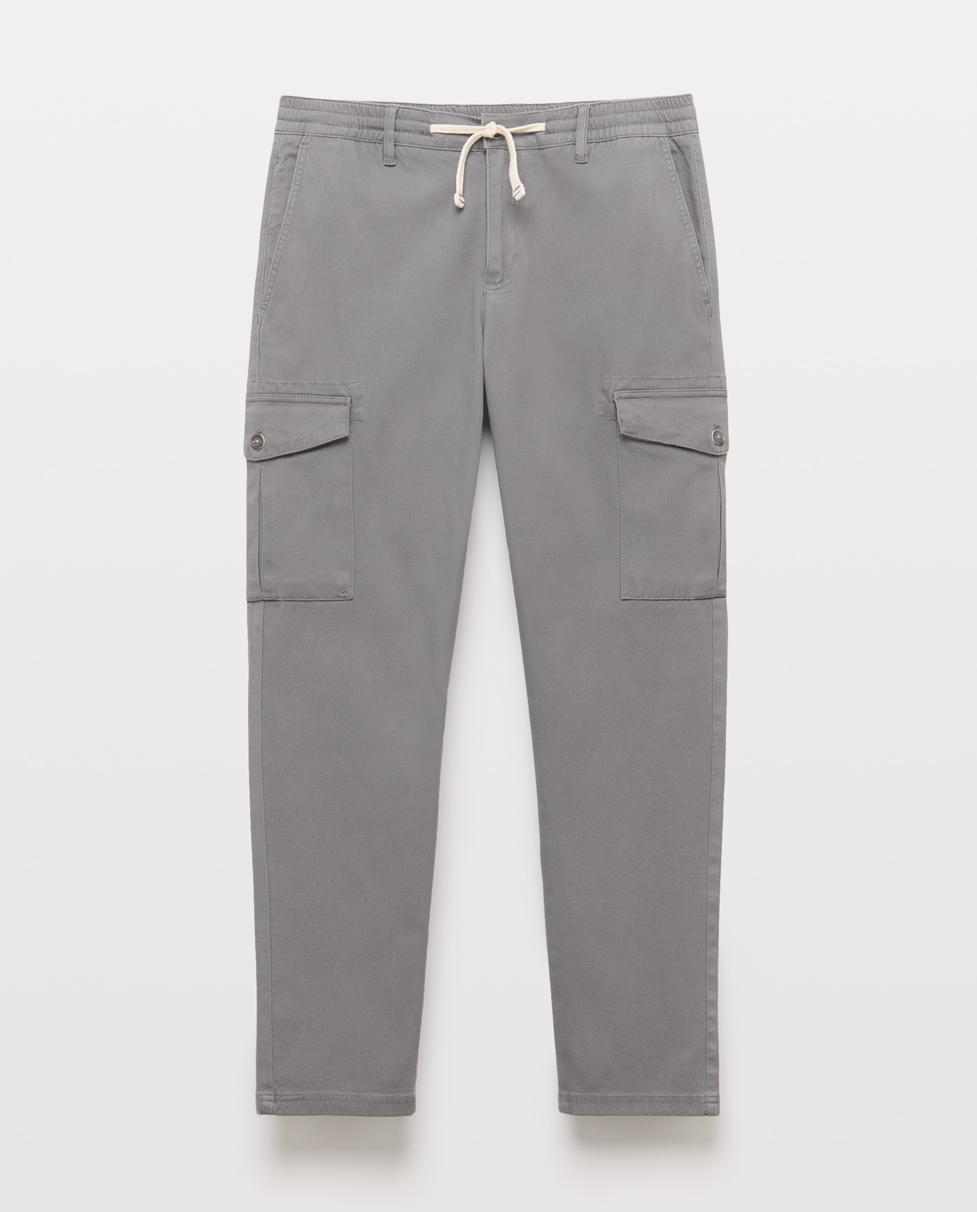 Pantalón de algodón multibolsillos cordón de hombre slim stretch - Easy Wear - 830 Antracita 830 Antracita-4