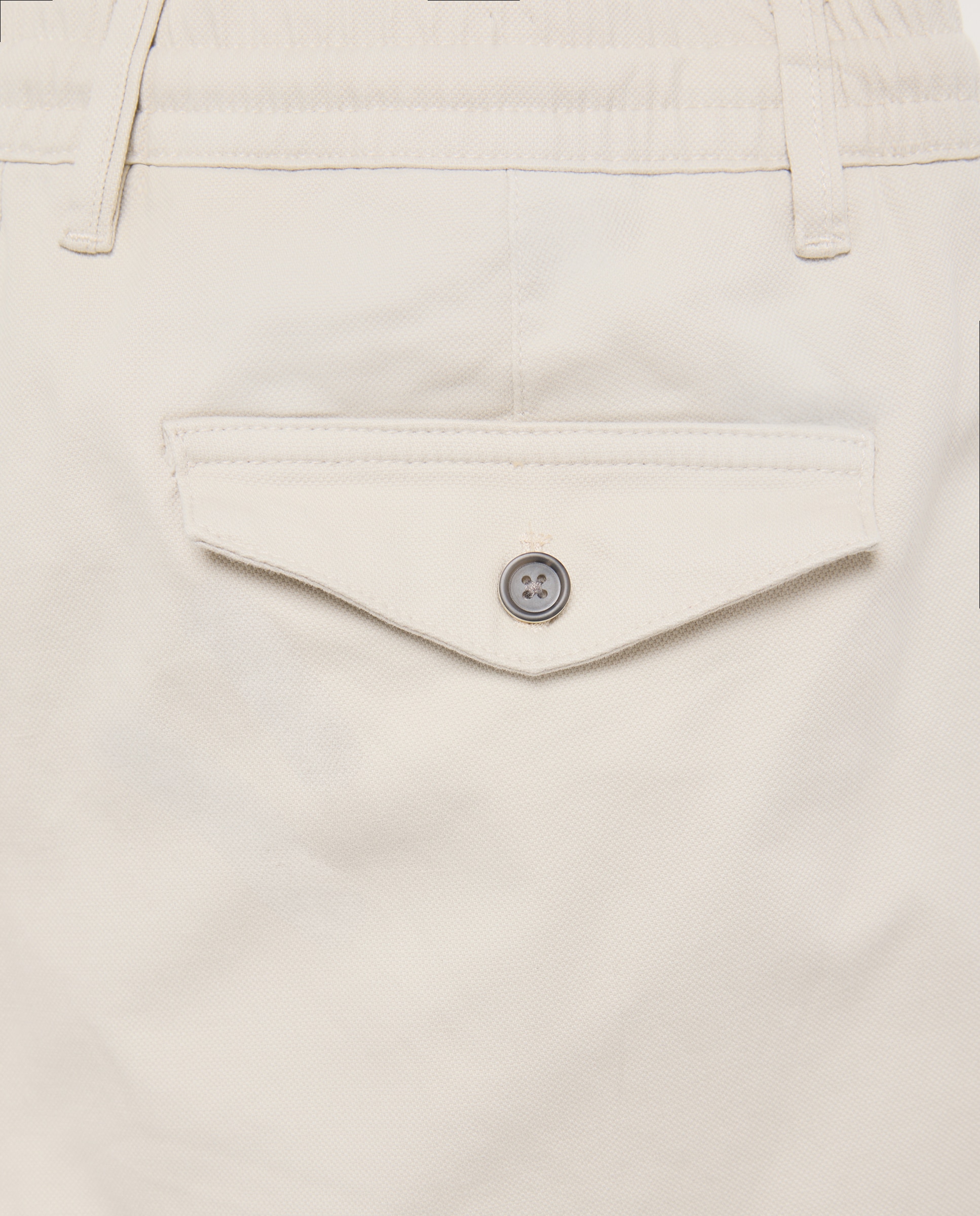 Calças de Algodão Slim Stretch Multibolsos com Cordão Gelo-5