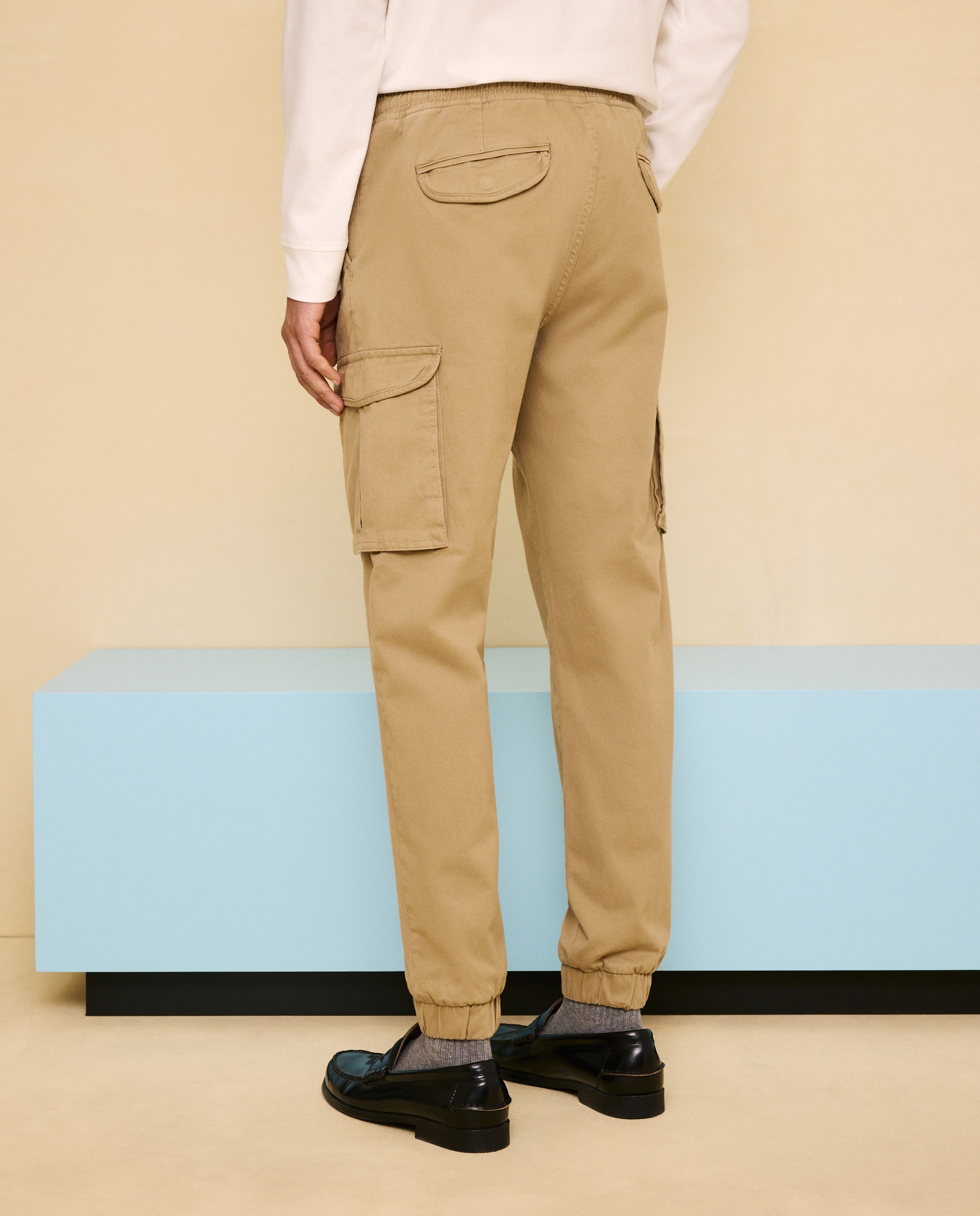 Imagen 3 de Pantalón jogger multibolsillos de hombre stretch - Easy Wear - 730 Camel 730 Camel