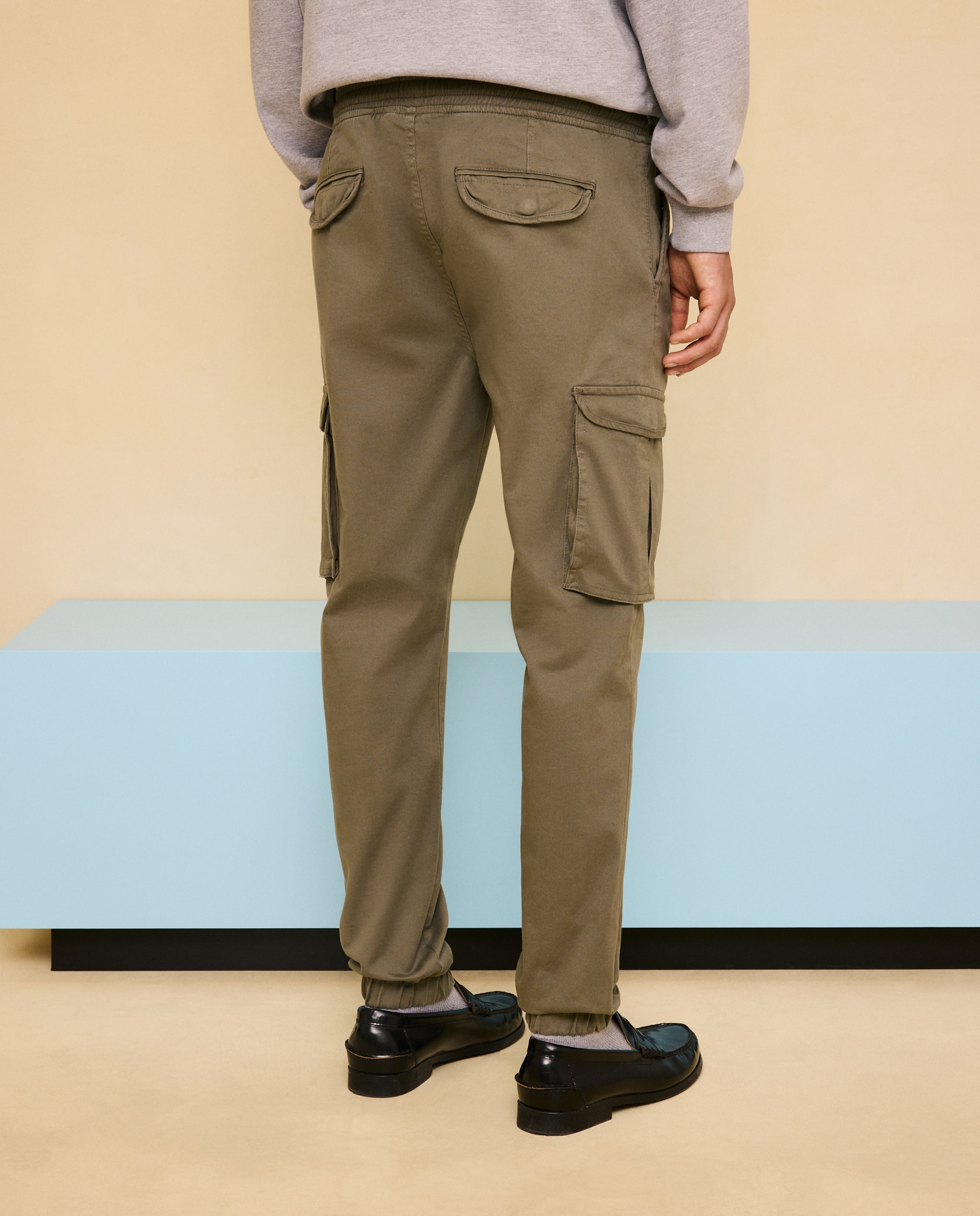Imagen 3 de Pantalón jogger multibolsillos de hombre stretch - Easy Wear - 520 Kaki 520 Kaki