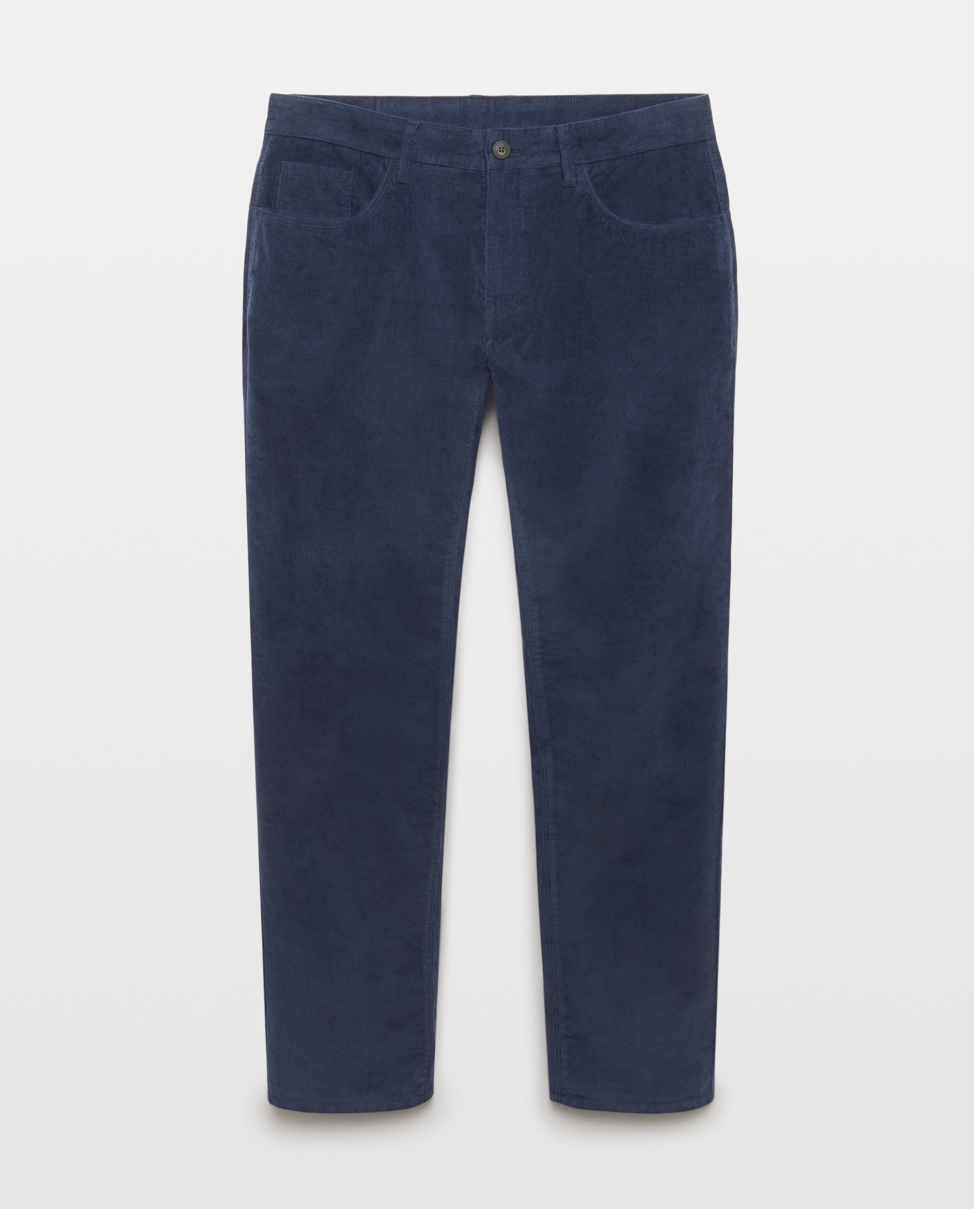 Pantalón pana stretch cinco bolsillos slim de hombre - Easy Wear - 400 Azul 400 Azul-4
