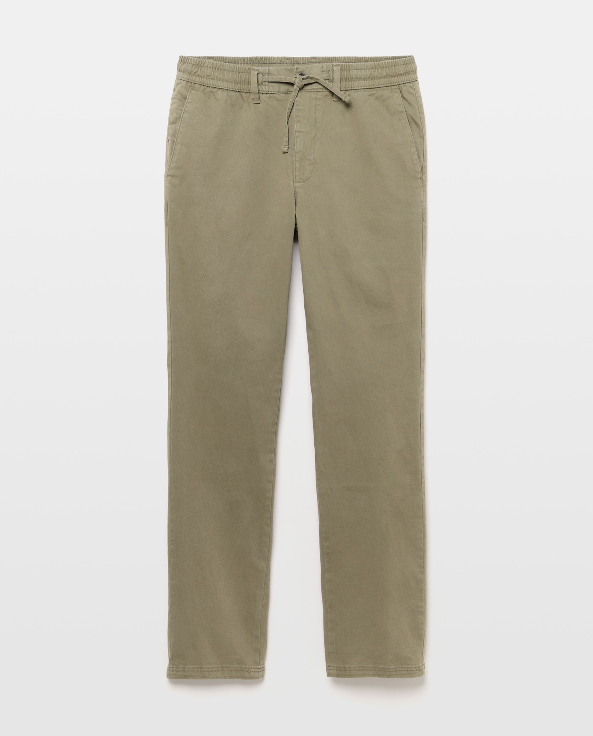 Chino cordón de hombre straight stretch tinte en prenda - Easy Wear - 520 Kaki 520 Kaki-4