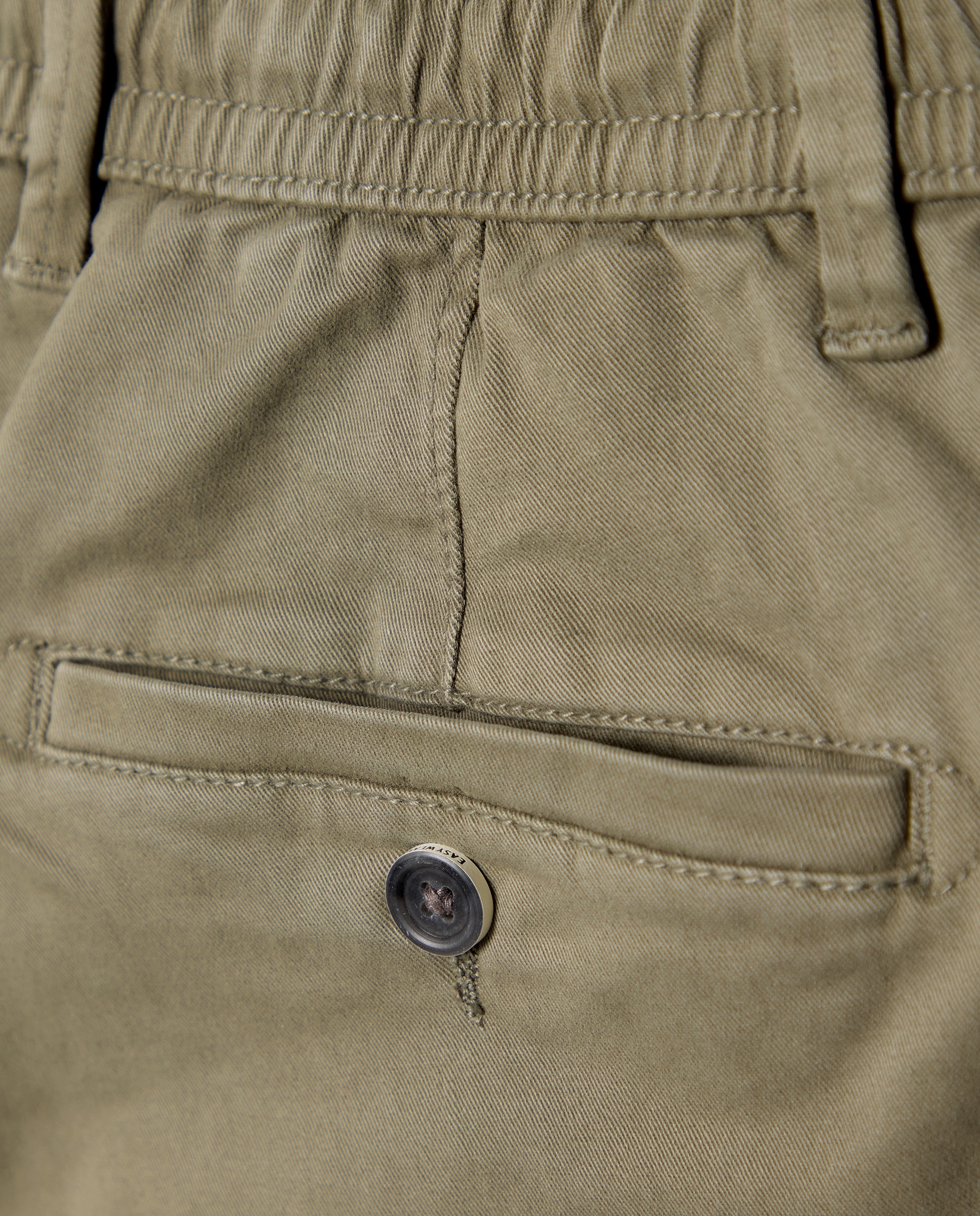Chino cordón de hombre straight stretch tinte en prenda - Easy Wear - 520 Kaki 520 Kaki-5
