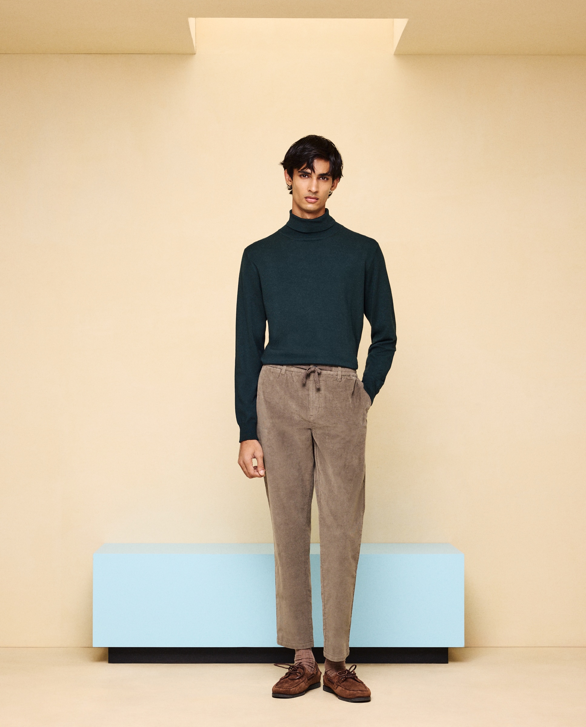 Chino gomas de hombre slim pana stretch - Easy Wear - 520 Kaki 520 Kaki-1