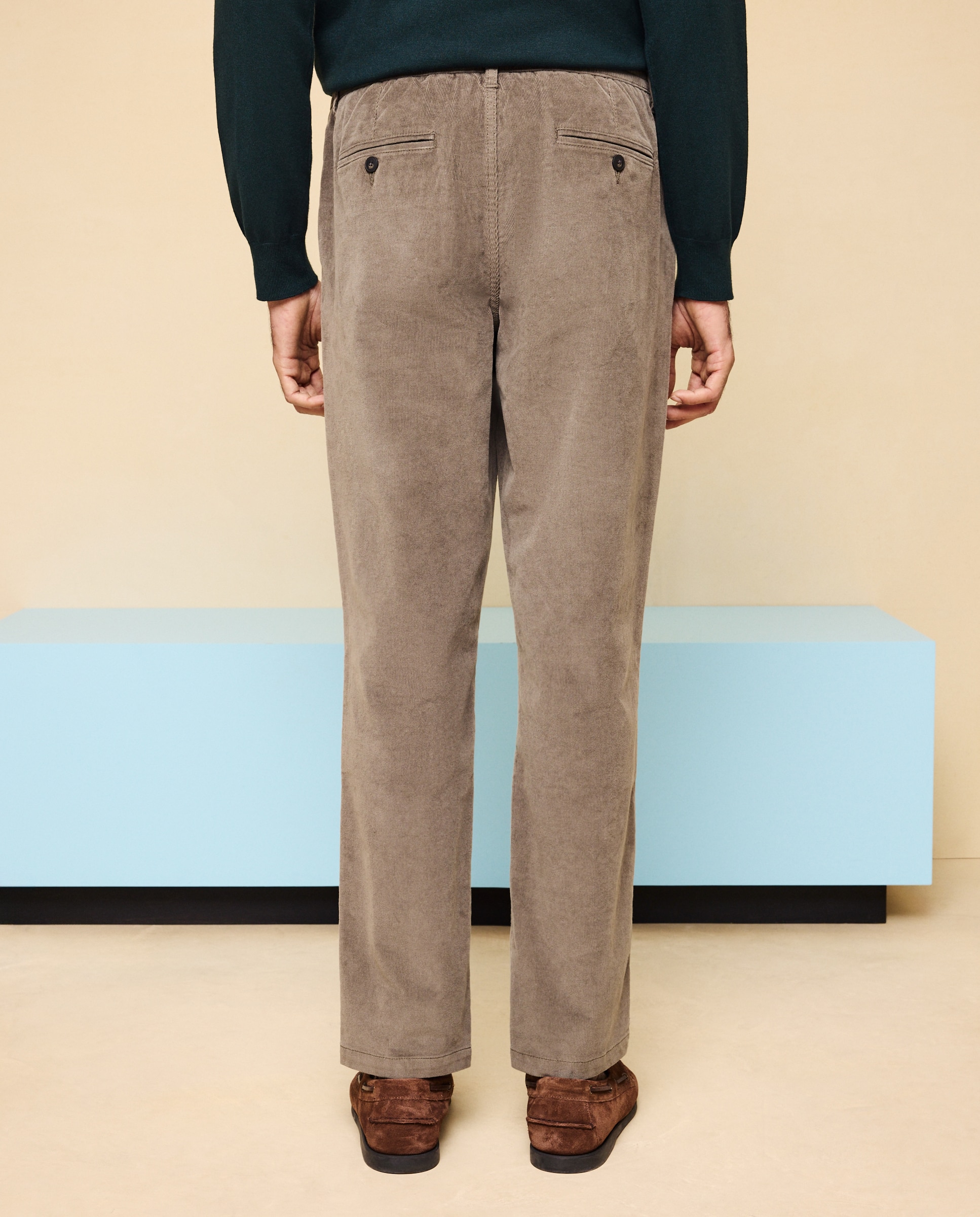 Chino gomas de hombre slim pana stretch - Easy Wear - 520 Kaki 520 Kaki-3