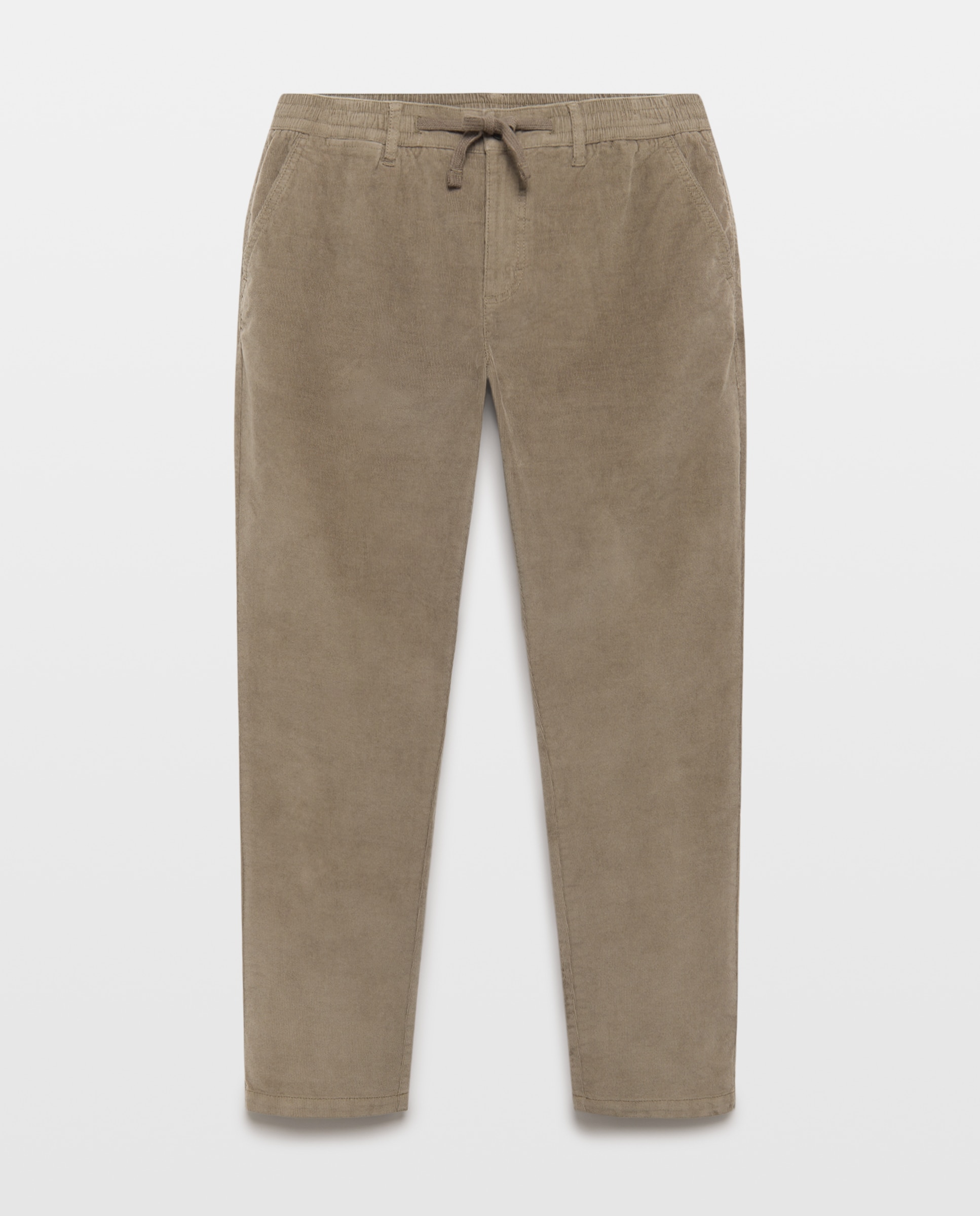 Imagem 0 de Calças Chino Slim de Bombazina Stretch com Elásticos