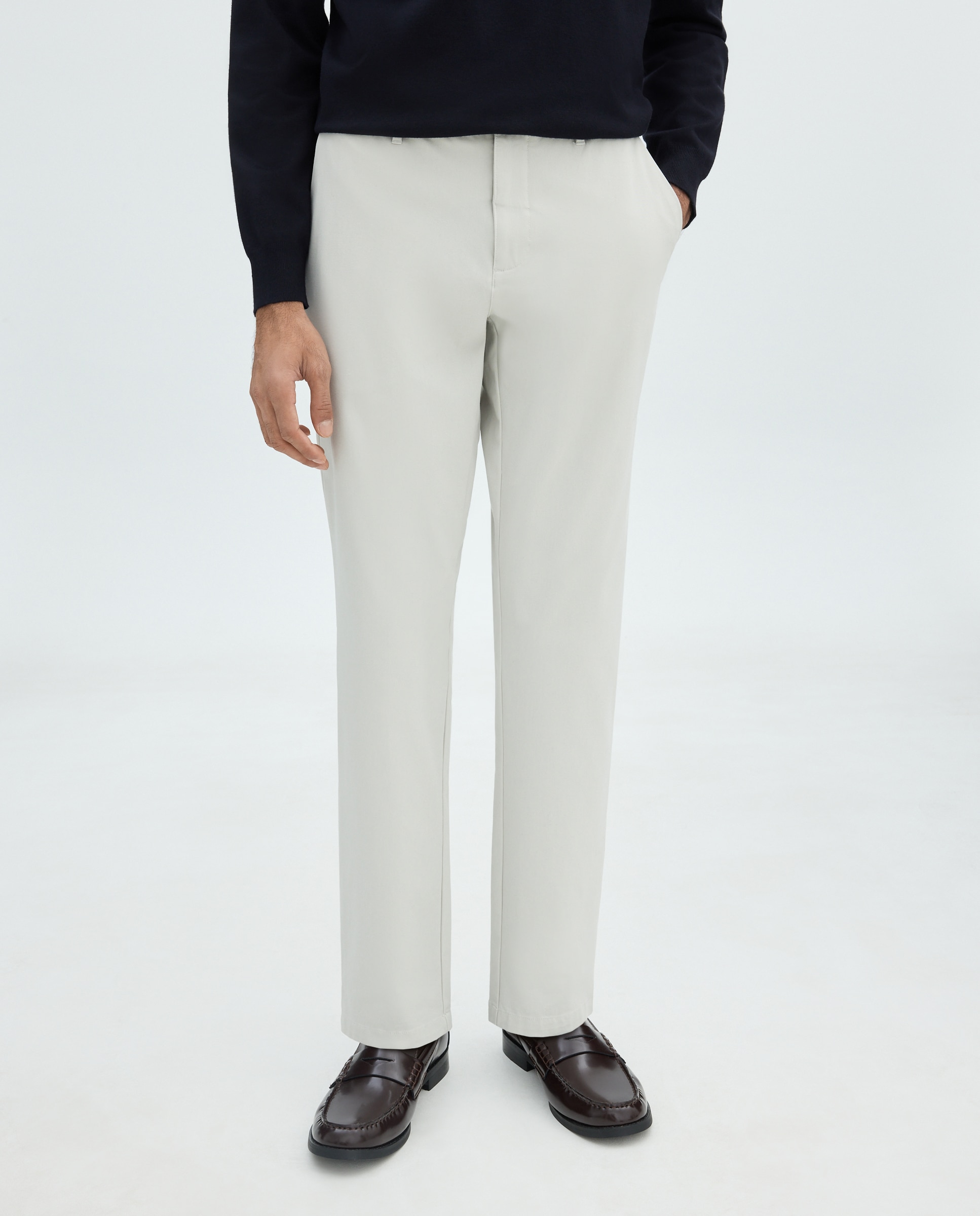 Chino de hombre slim bi-stretch - Easy Wear - Hielo Hielo-2