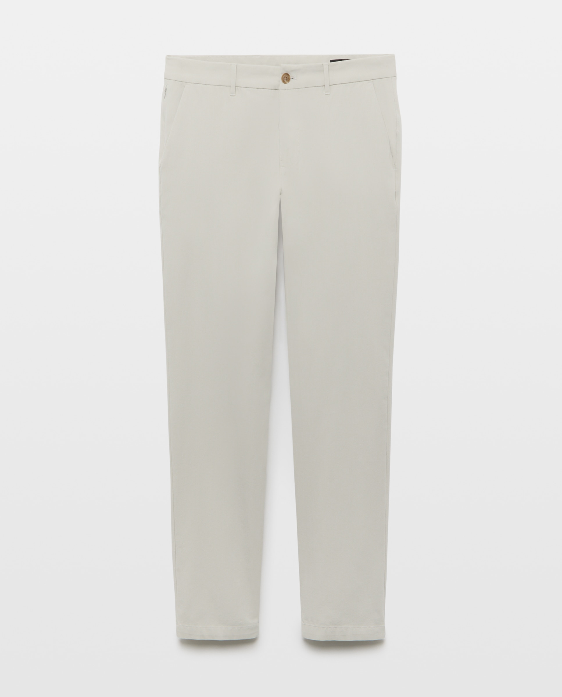 Chino de hombre slim bi-stretch - Easy Wear - Hielo Hielo-4