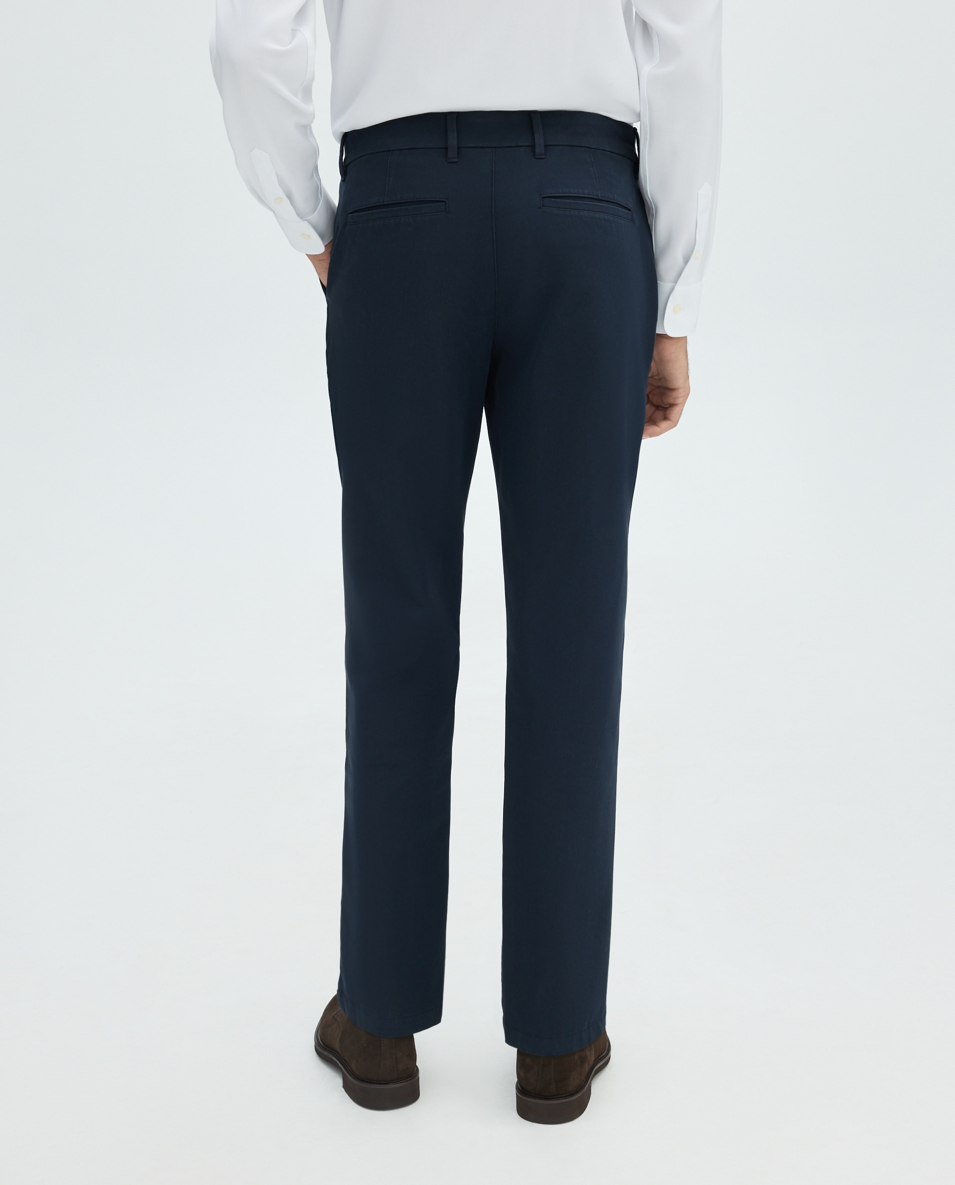 Chino de hombre slim bi-stretch - Easy Wear - Azul marino Azul marino-3
