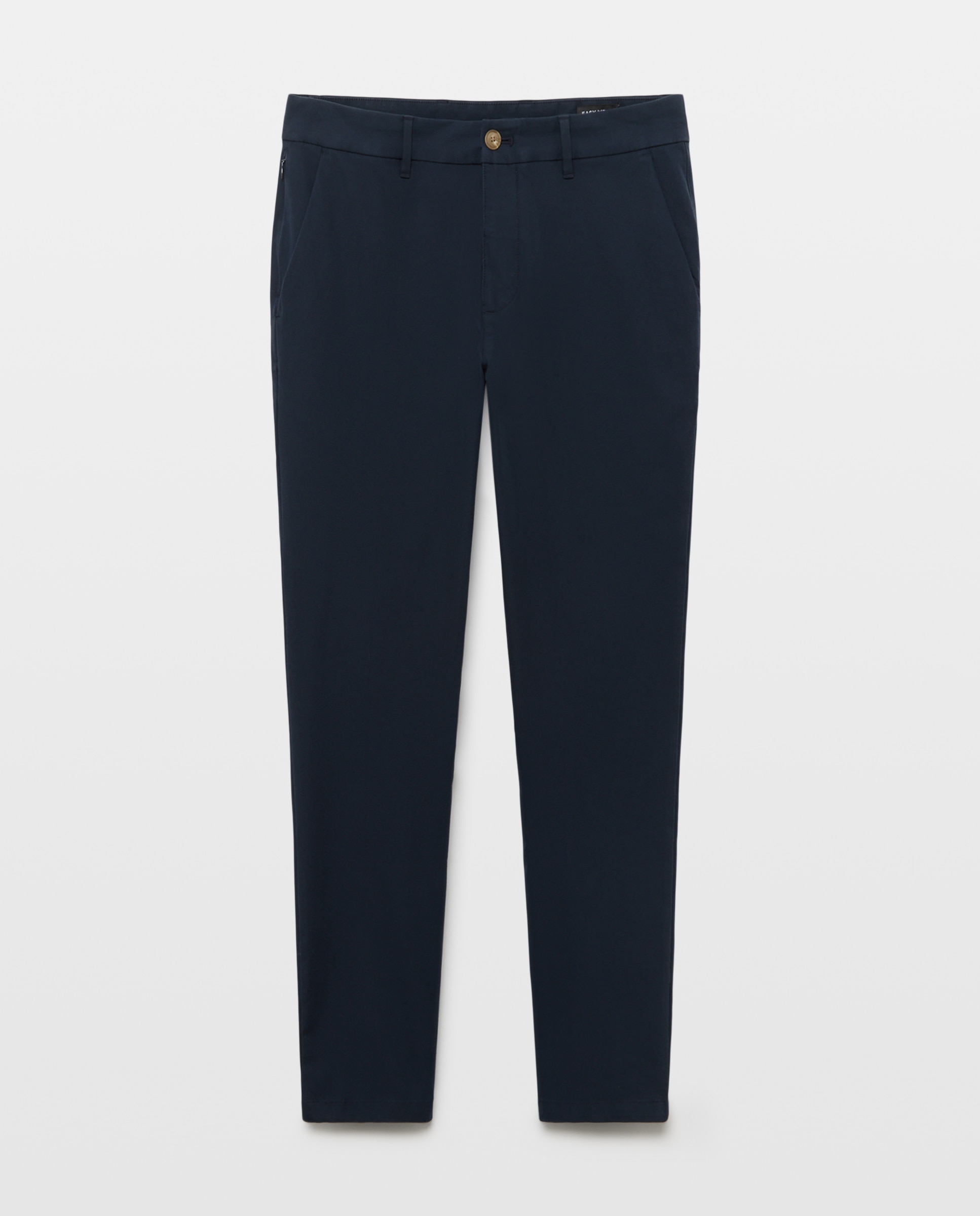 Chino de hombre slim bi-stretch - Easy Wear - Azul marino Azul marino-4