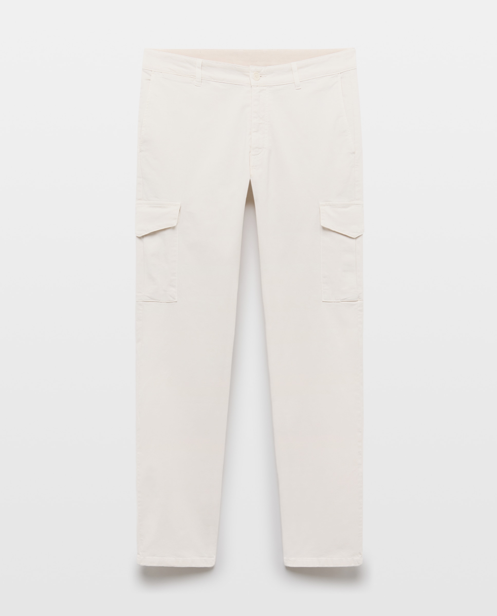 Pantalón de algodón slim strech multibolsillos de hombre tinte en prenda - Easy Wear - Hielo Hielo-4