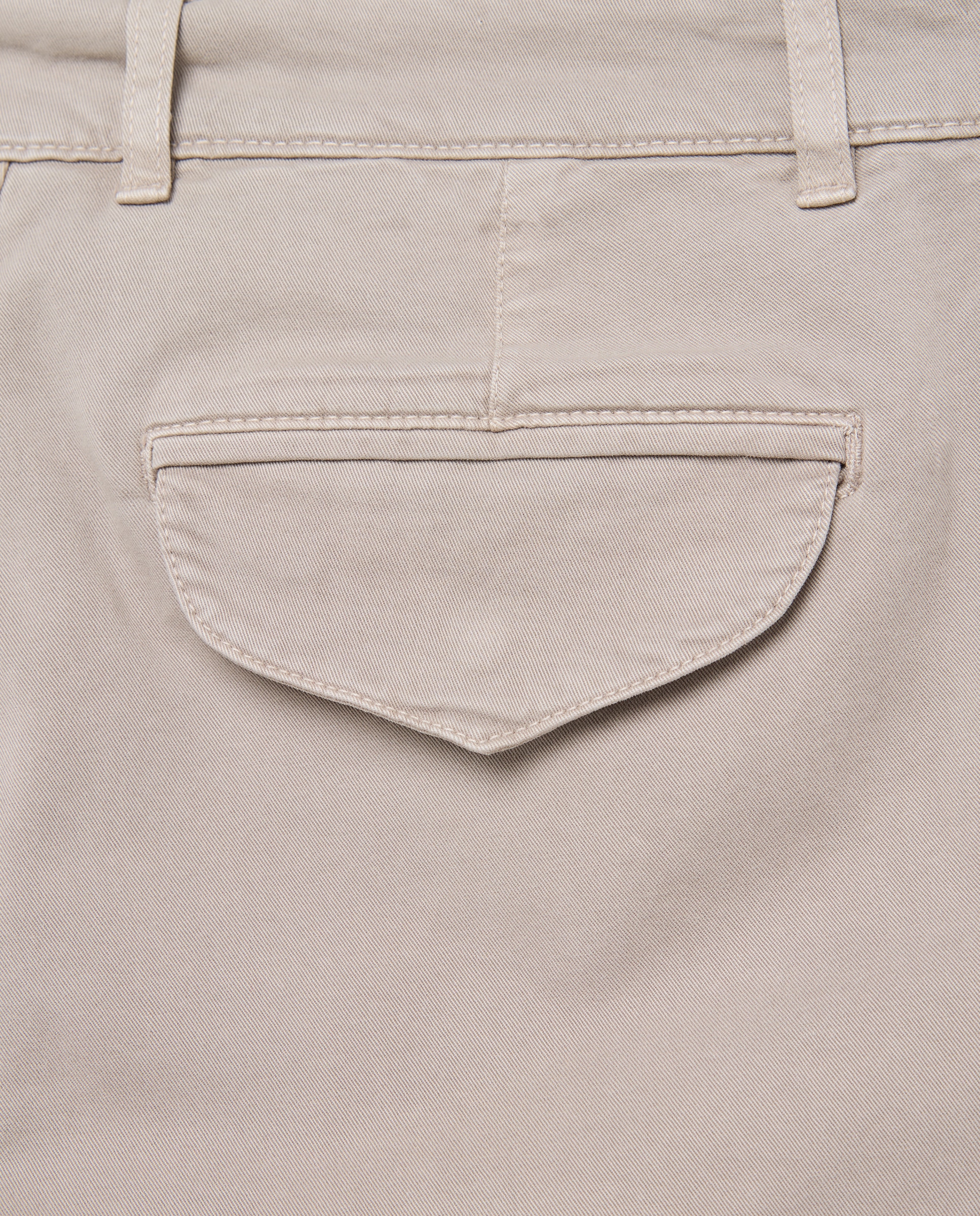 Pantalón de algodón slim strech multibolsillos de hombre tinte en prenda - Easy Wear - Visón claro Visón claro-5