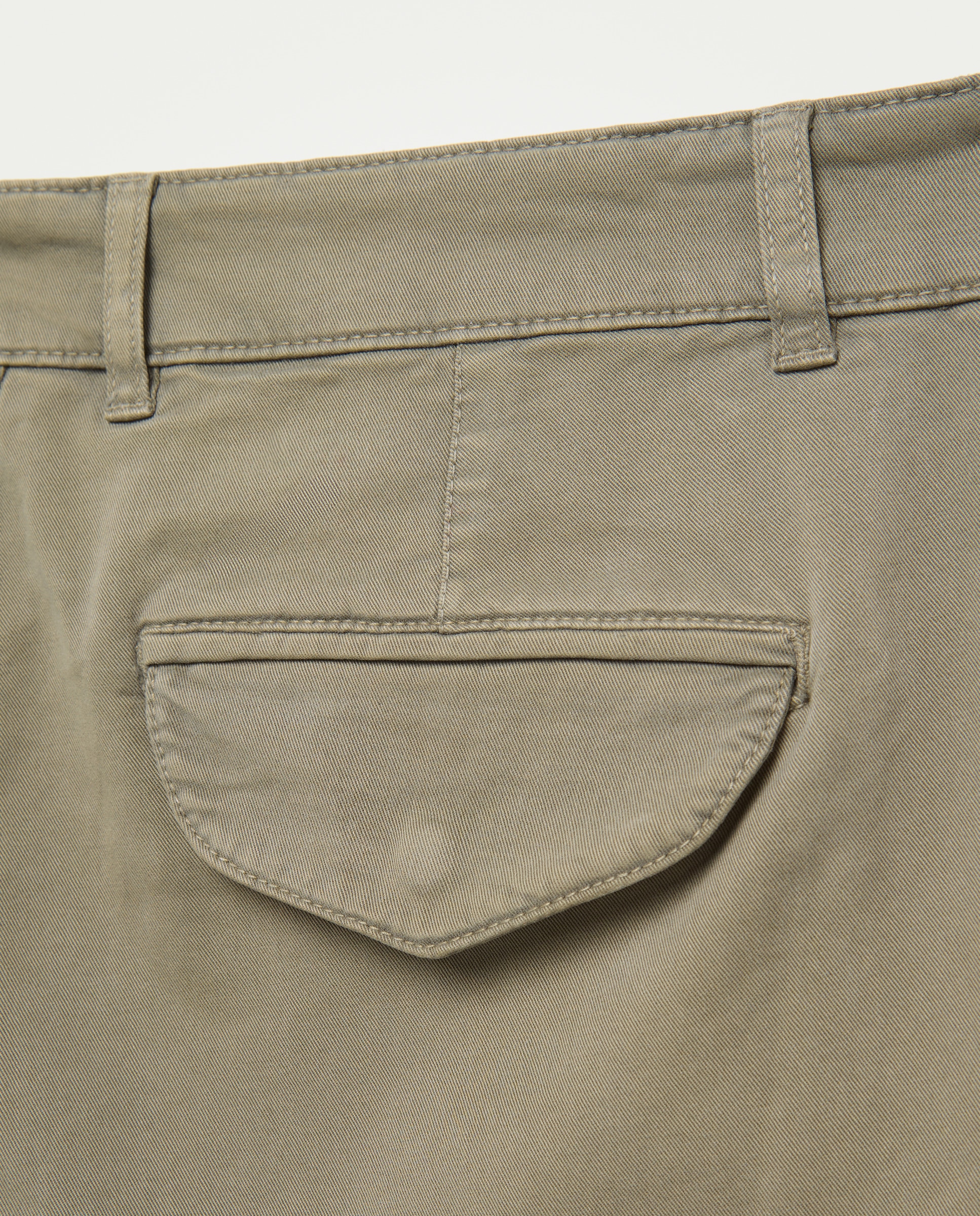 Pantalón de algodón slim strech multibolsillos de hombre tinte en prenda - Easy Wear - 520 Kaki 520 Kaki-5