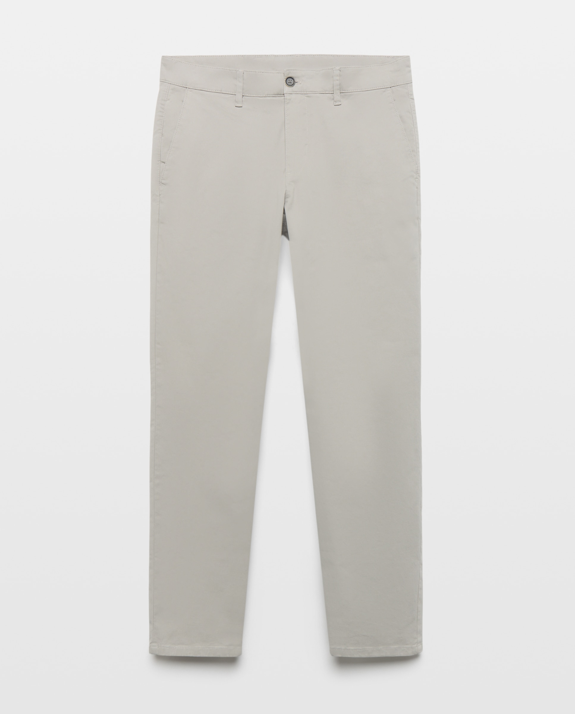 Chino de hombre stretch slim - Easy Wear - 820 Gris medio 820 Gris medio-1