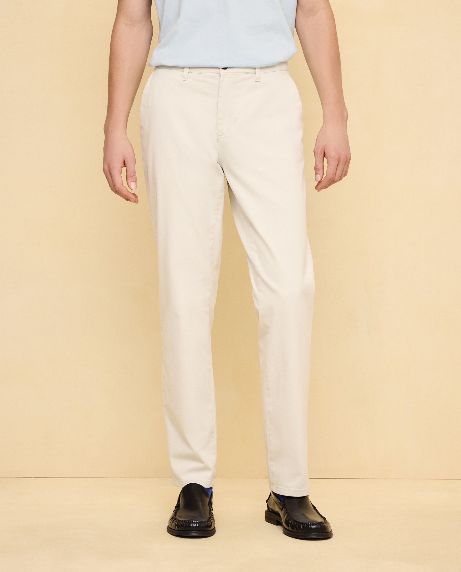 Imagen 2 de Chino de hombre stretch straight - Easy Wear - Hielo Hielo