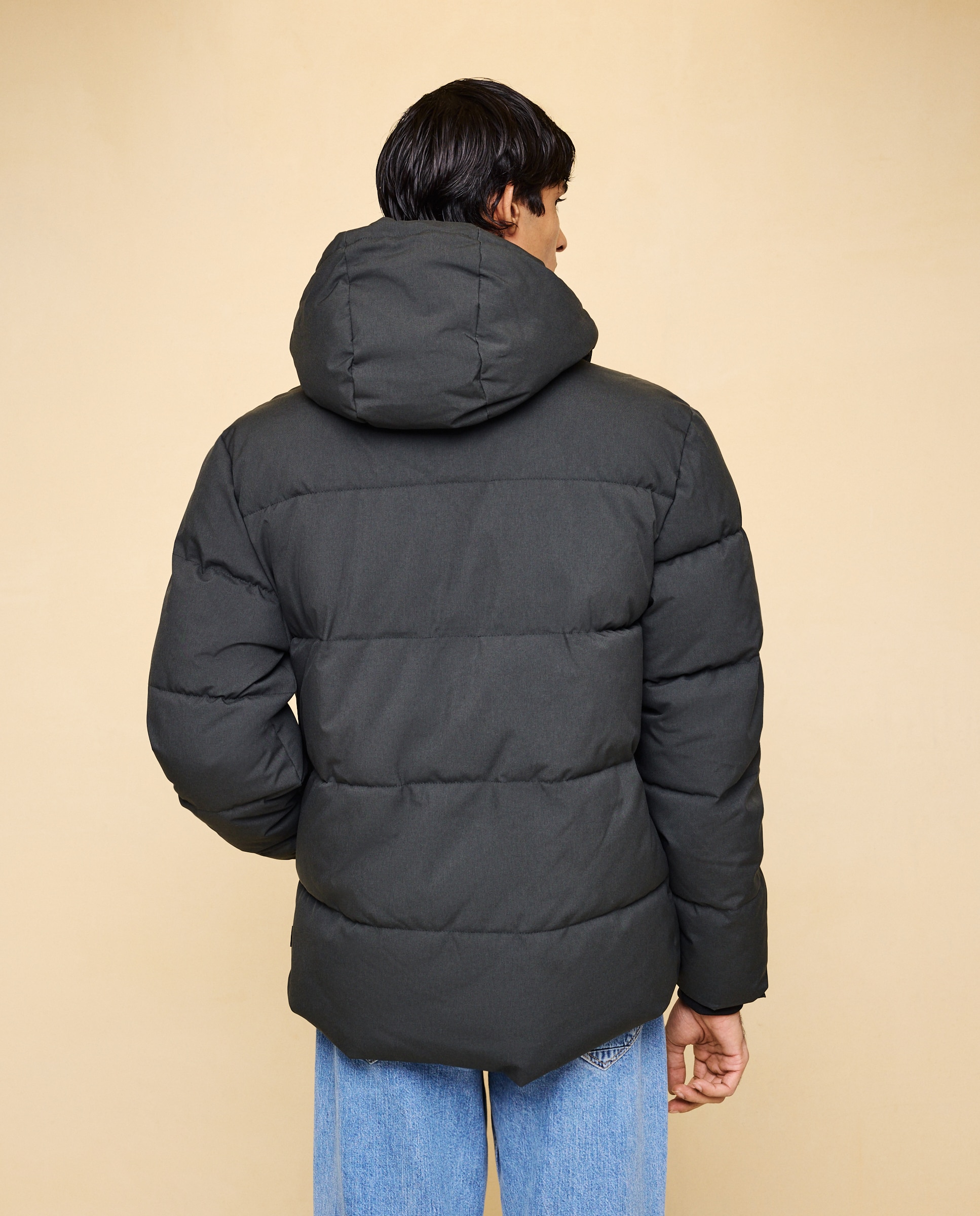 Cazadora tipo plumas grueso de hombre con capucha repelente al agua - Easy Wear - 520 Kaki 520 Kaki-3