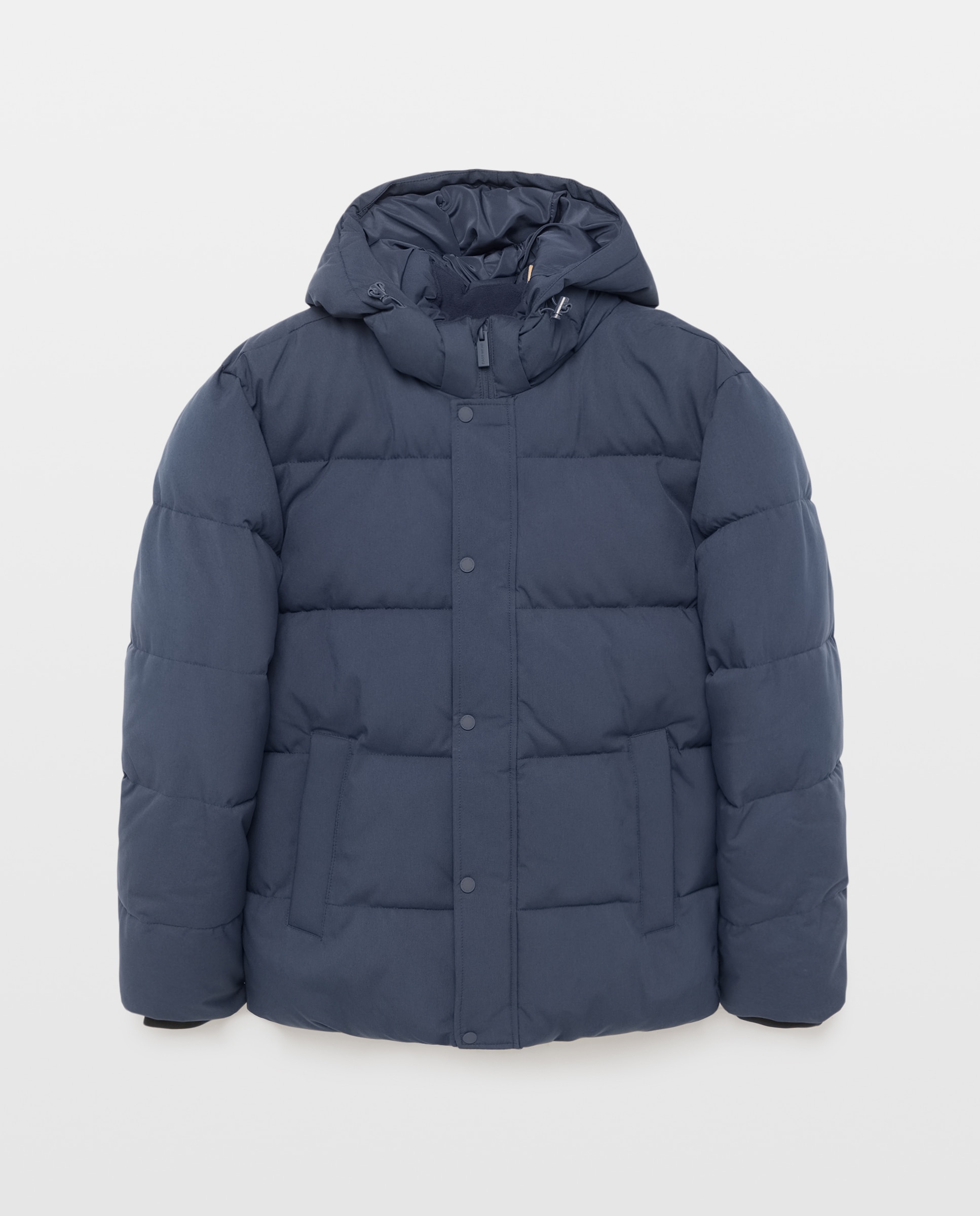 Cazadora tipo plumas grueso de hombre con capucha repelente al agua - Easy Wear - Azul marino Azul marino-4