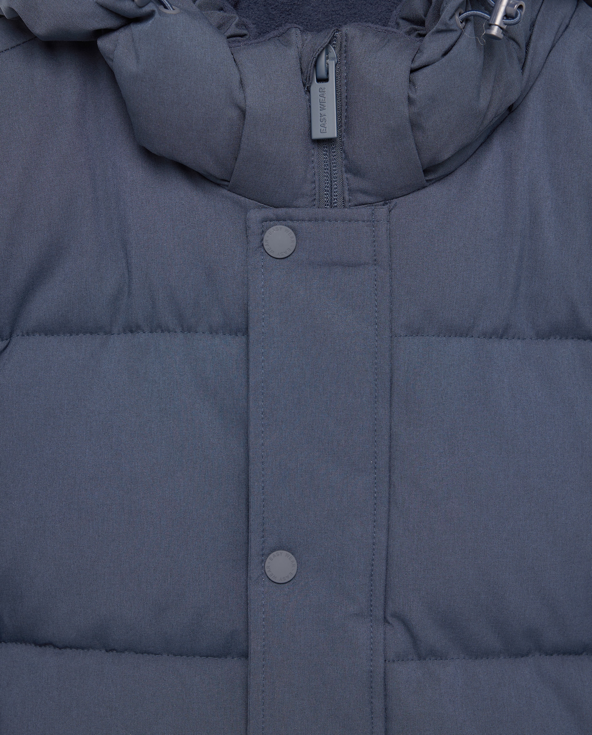 Cazadora tipo plumas grueso de hombre con capucha repelente al agua - Easy Wear - Azul marino Azul marino-5