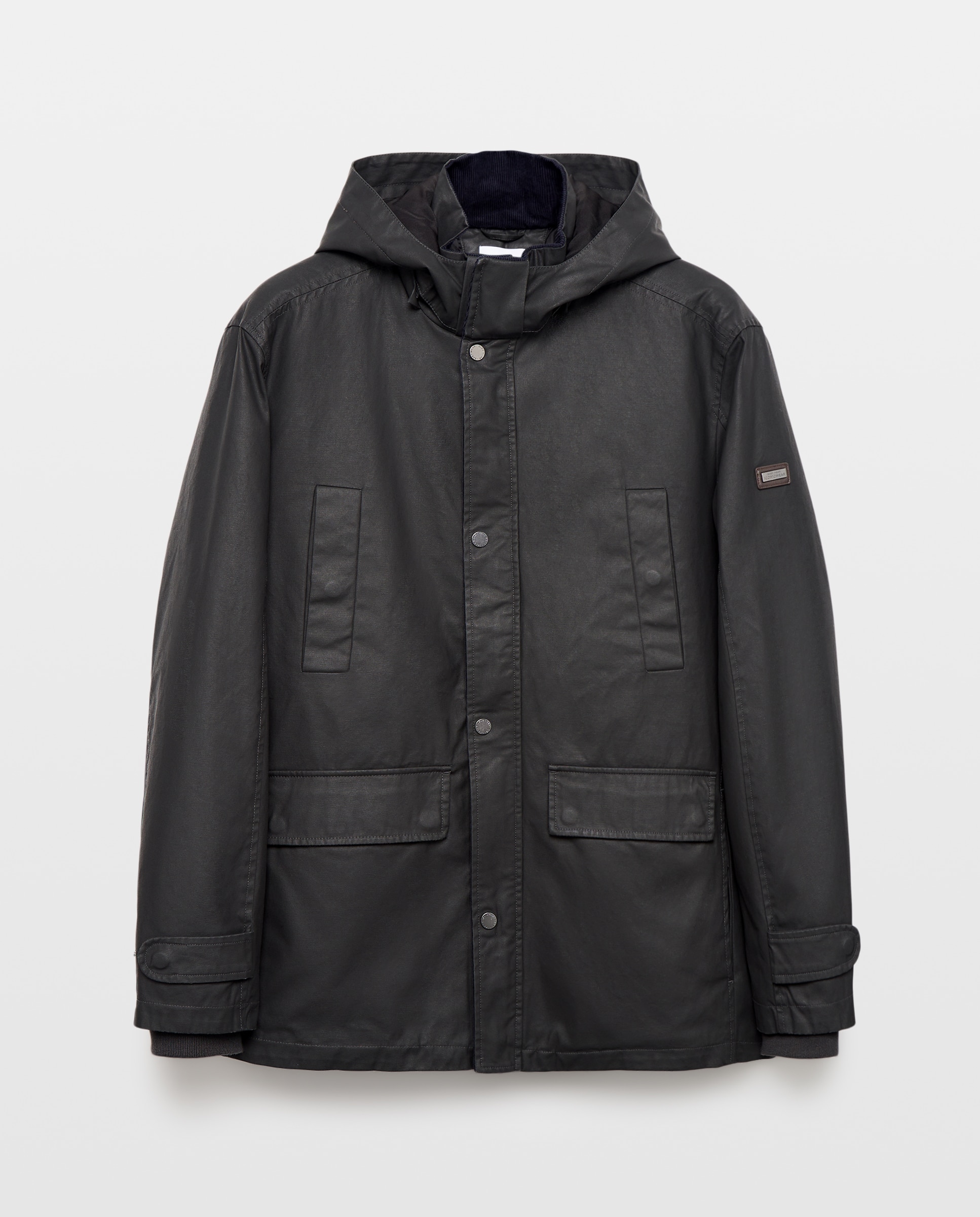 Chaquetón encerado de hombre - Easy Wear - 830 Antracita 830 Antracita-1