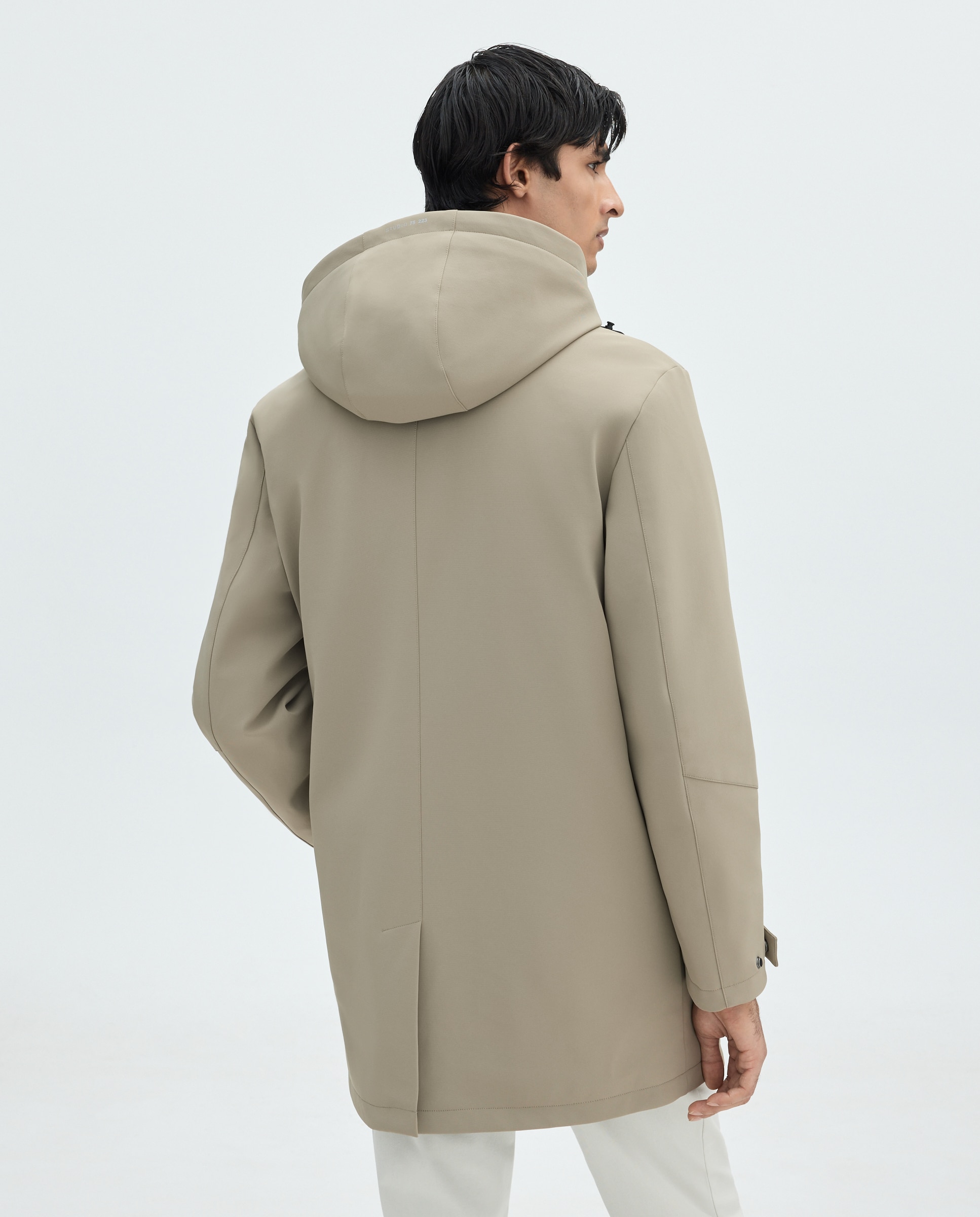 Imagen 3 de Chaquetón acolchado stretch repelente al agua con capucha desmontable de hombre - Easy Wear - 730 Camel 730 Camel