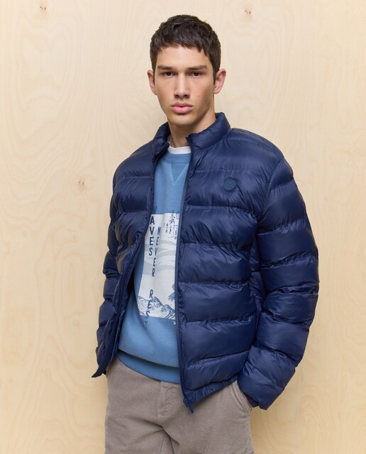 Imagen 0 de Plumífero acolchado ligero repelente al agua de hombre