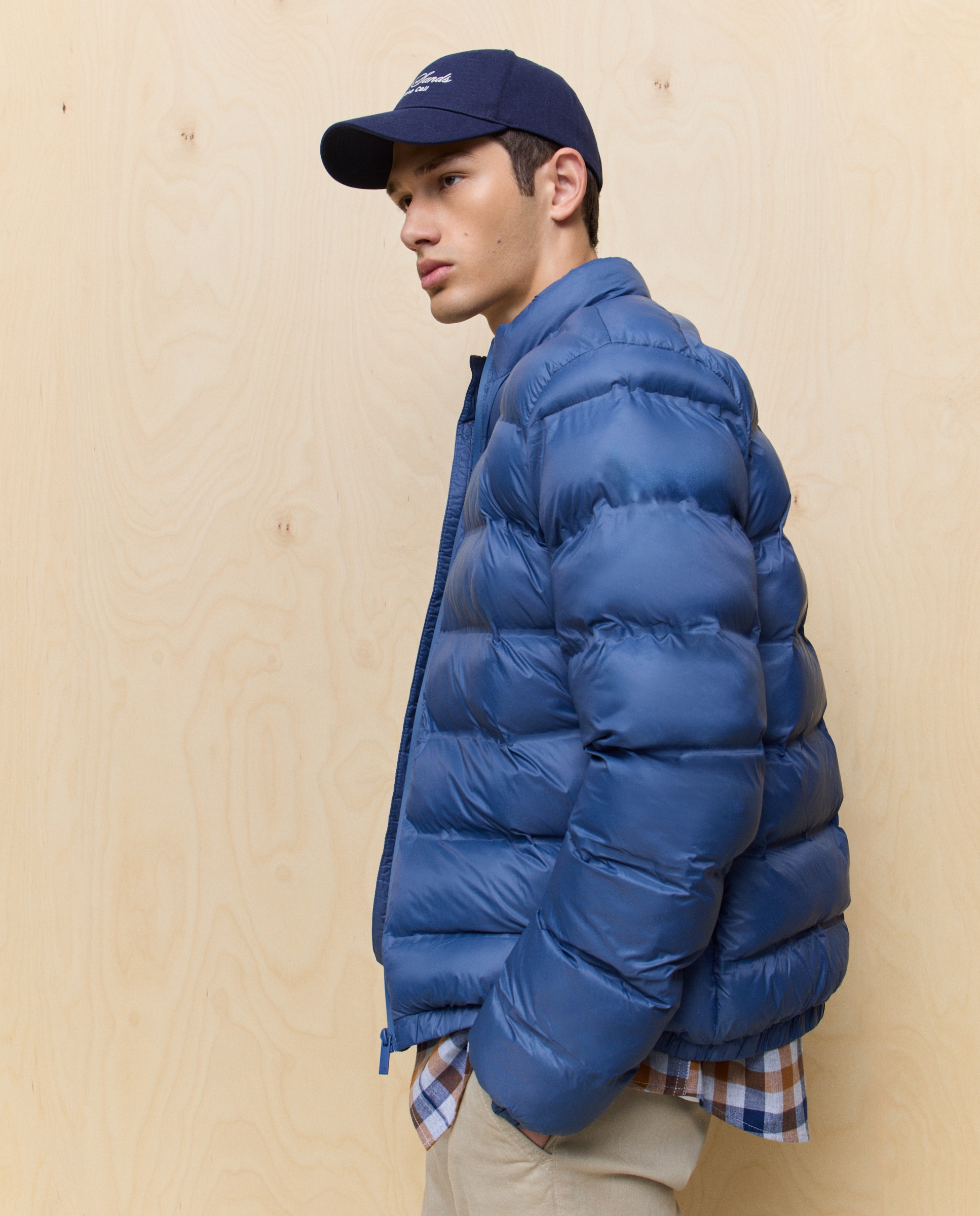 Blusão Acolchoado Ligeiro Repelente à Água 400 Azul-1