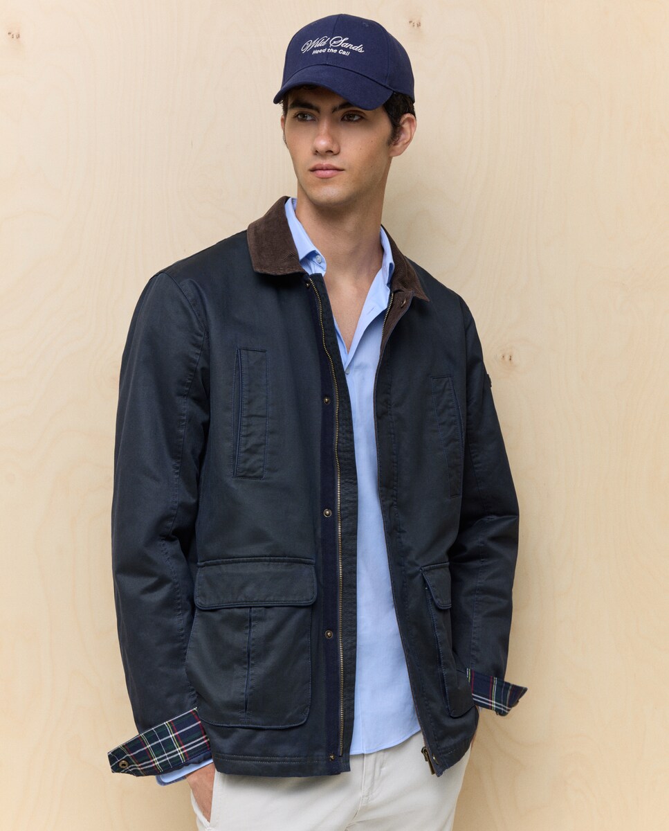 Chaqueta Encerada Hipercor Chaquetones Cazadora Encerada De Hombre - Main Image