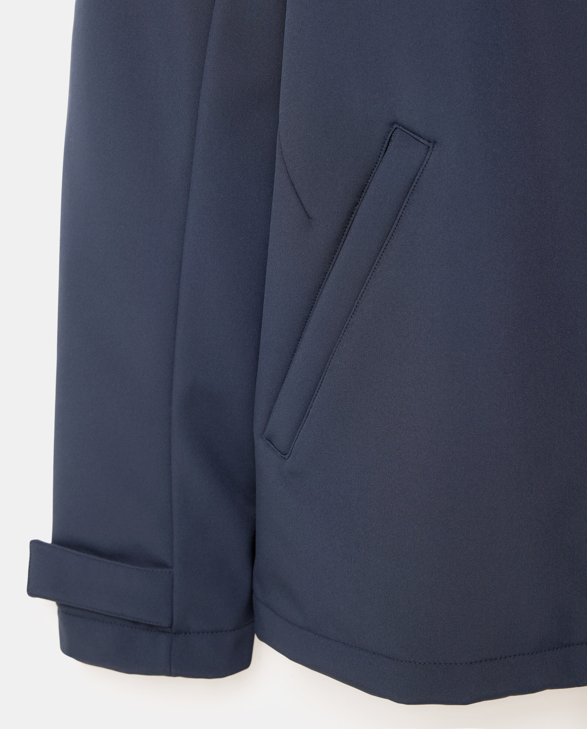 Cazadora acolchada stretch con capucha repelente al agua de hombre - Easy Wear - Azul marino Azul marino-2