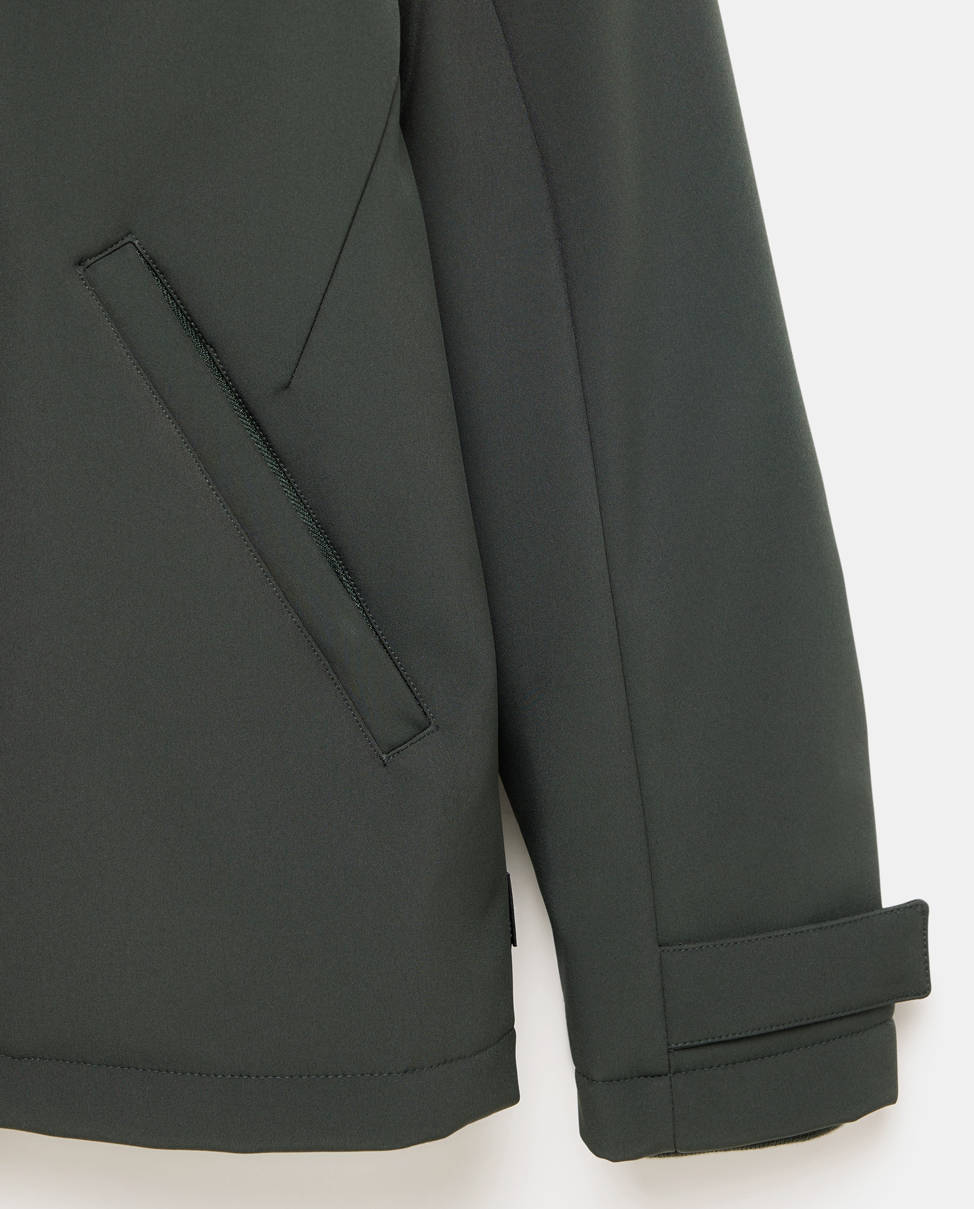 Blusão Acolchoado Stretch Repelente à Água com Capuz 520 Caqui-2