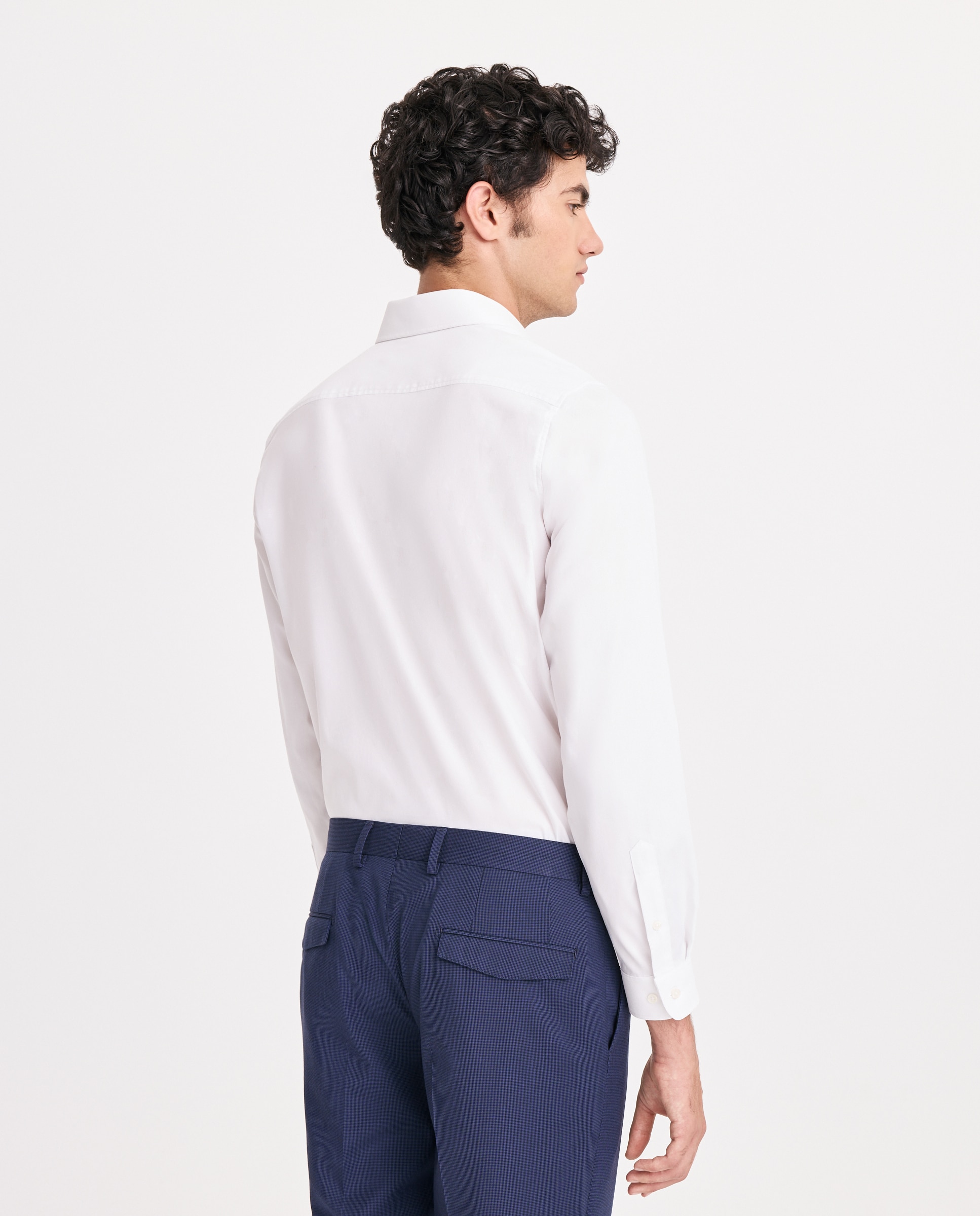 Camisa Super Elástica com Estrutura Branco-3