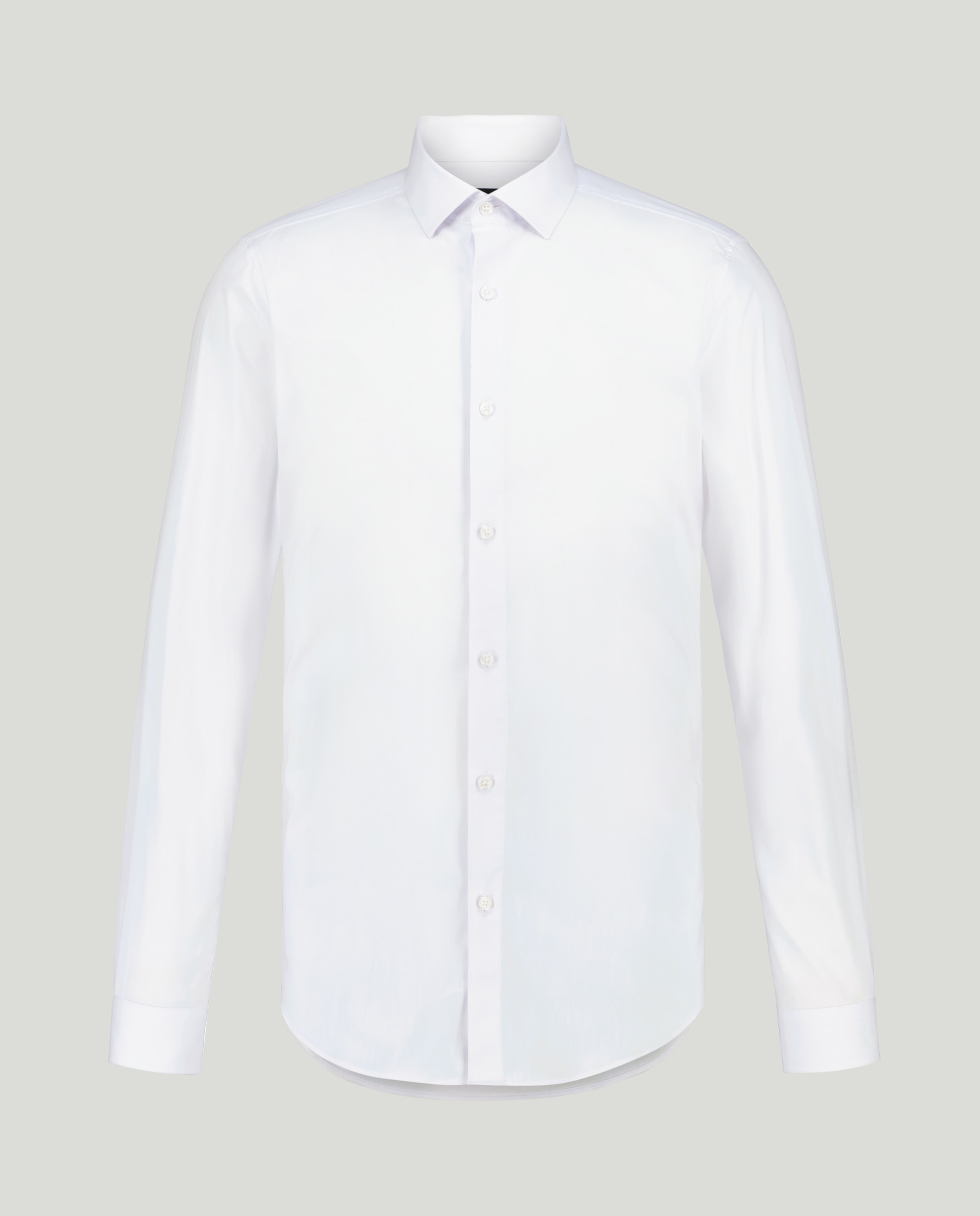 Camisa Super Elástica Lisa Branco-4