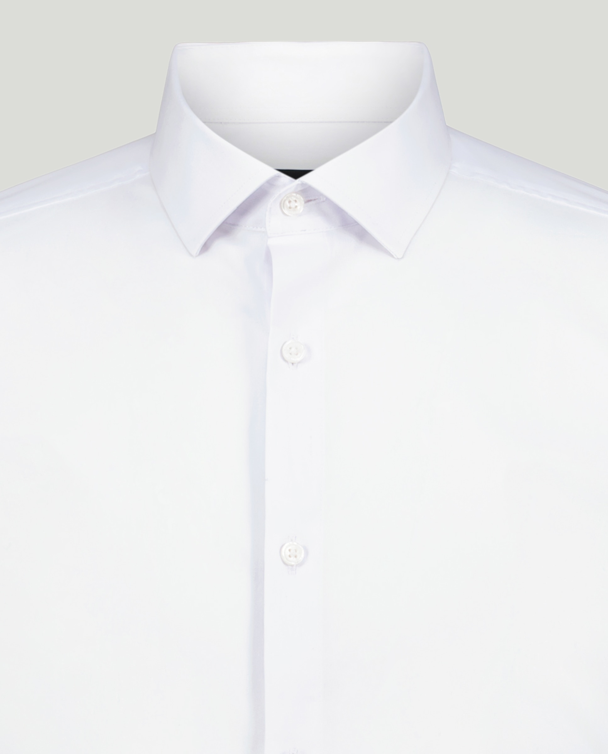 Camisa Super Elástica Lisa Branco-5
