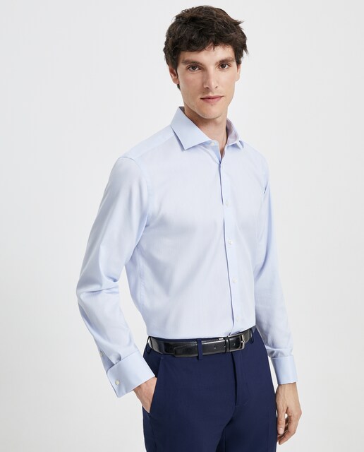 Imagem 0 de Camisa Formal de Punho Duplo Coolmax