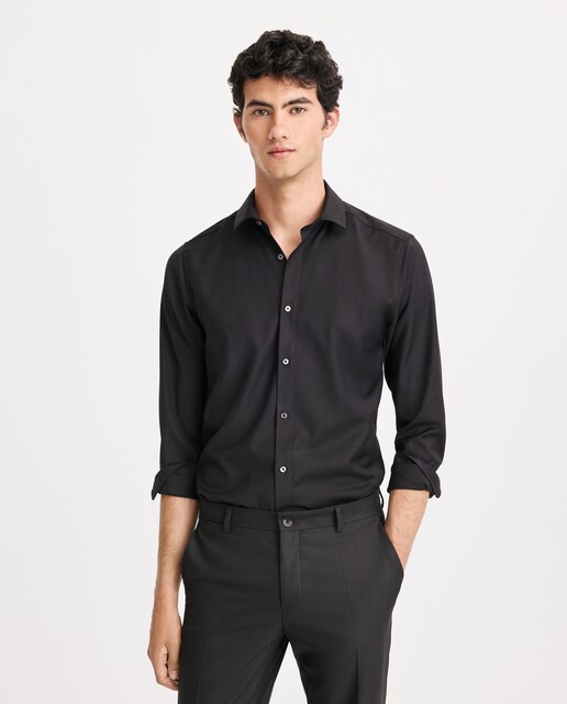 Imagen 0 de Camisa para hombre manga larga lisa