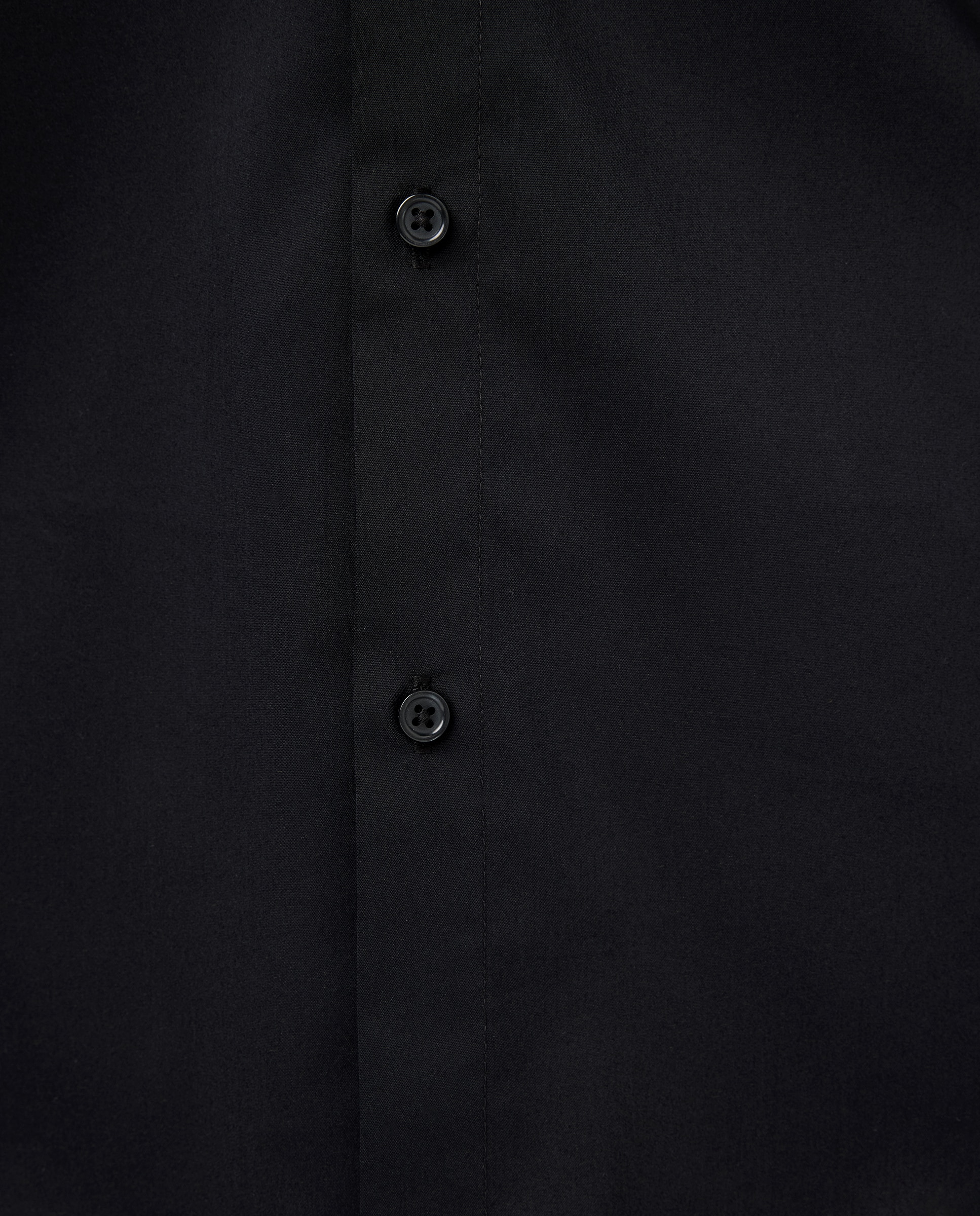 Camisa Elástica Lisa Preto-6