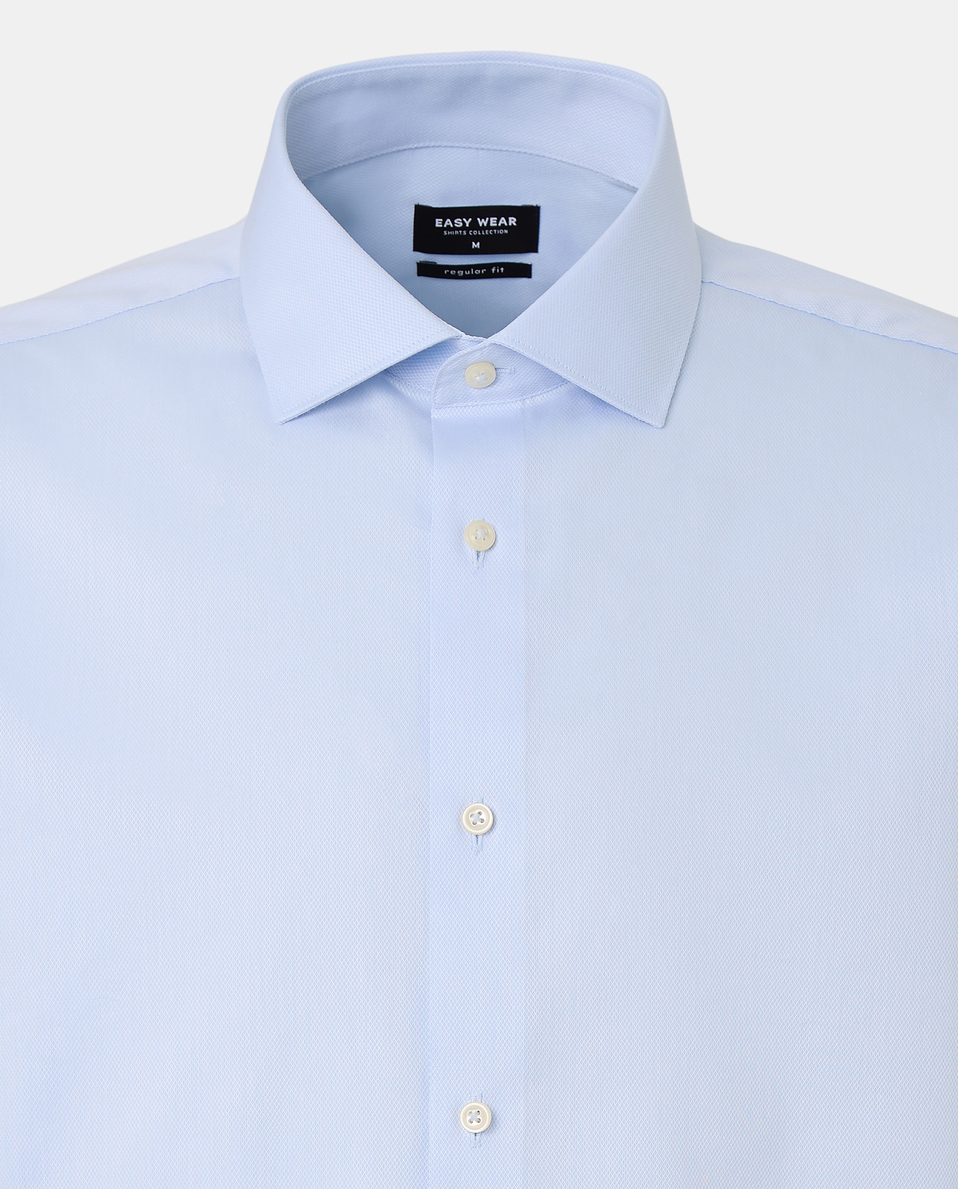 Camisa Clássica com Estrutura Coolmax 410 Azul Claro-6
