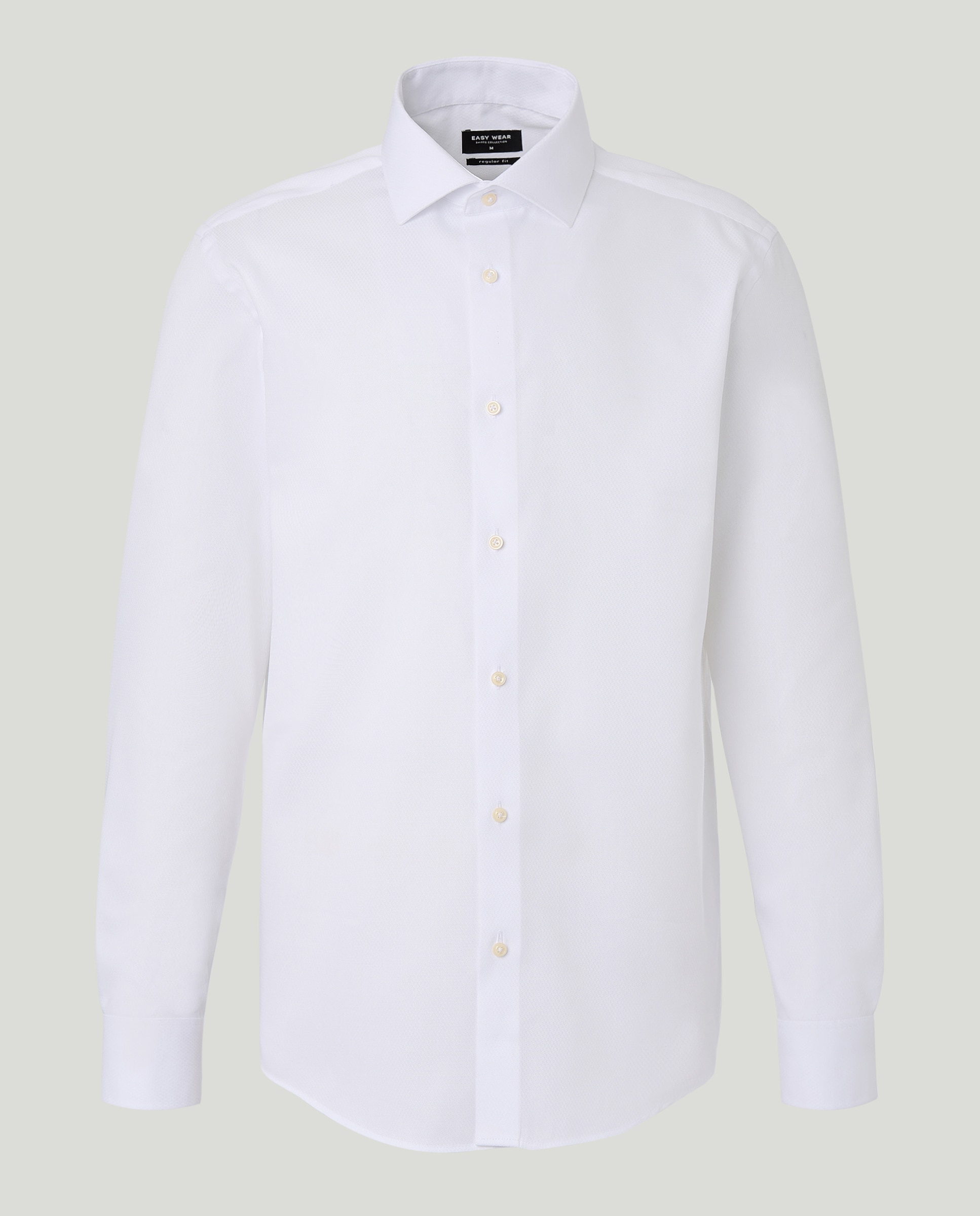 Camisa Clássica com Estrutura Coolmax Branco-4