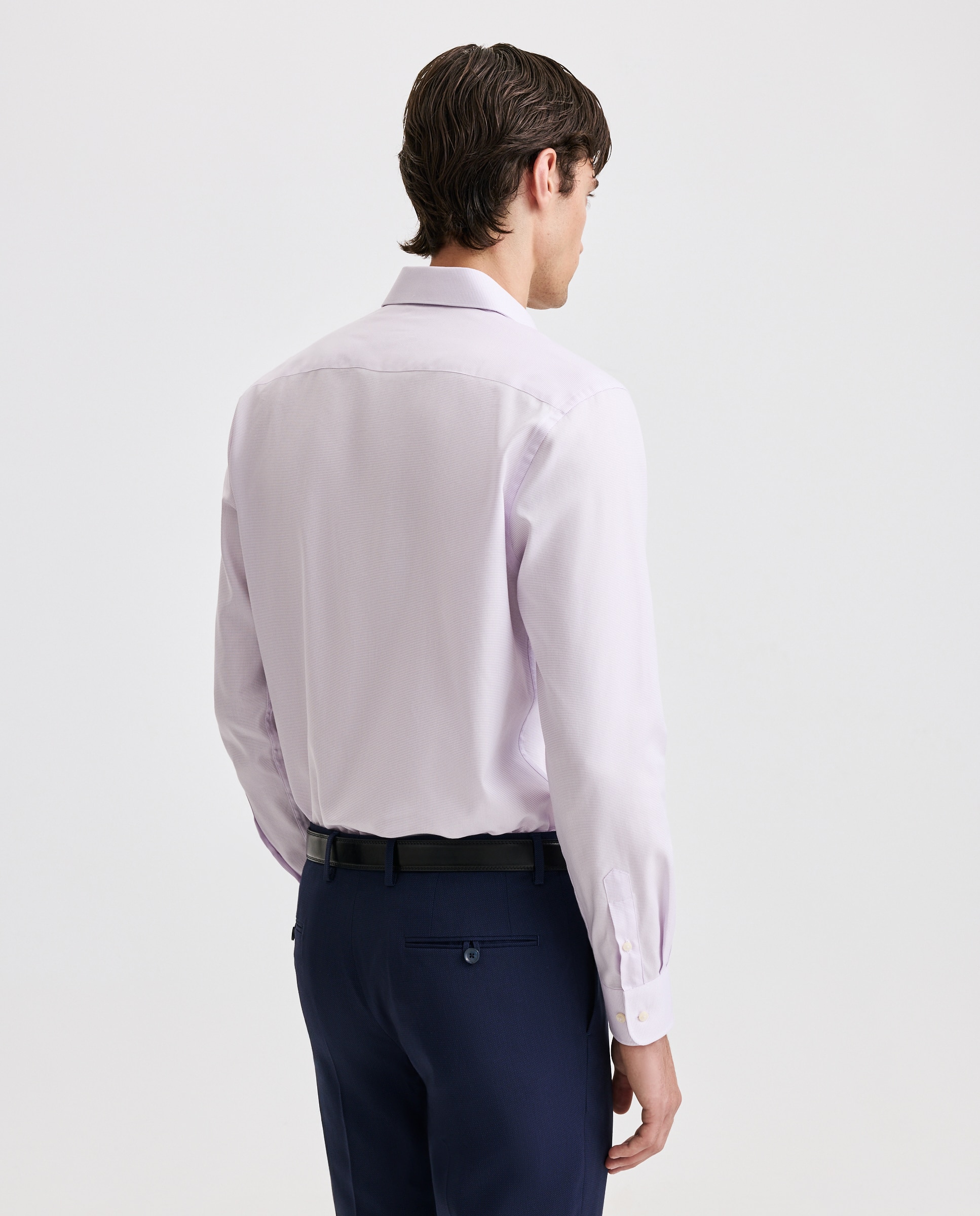 Camisa Clássica com Estrutura Coolmax 284 Lilás-4