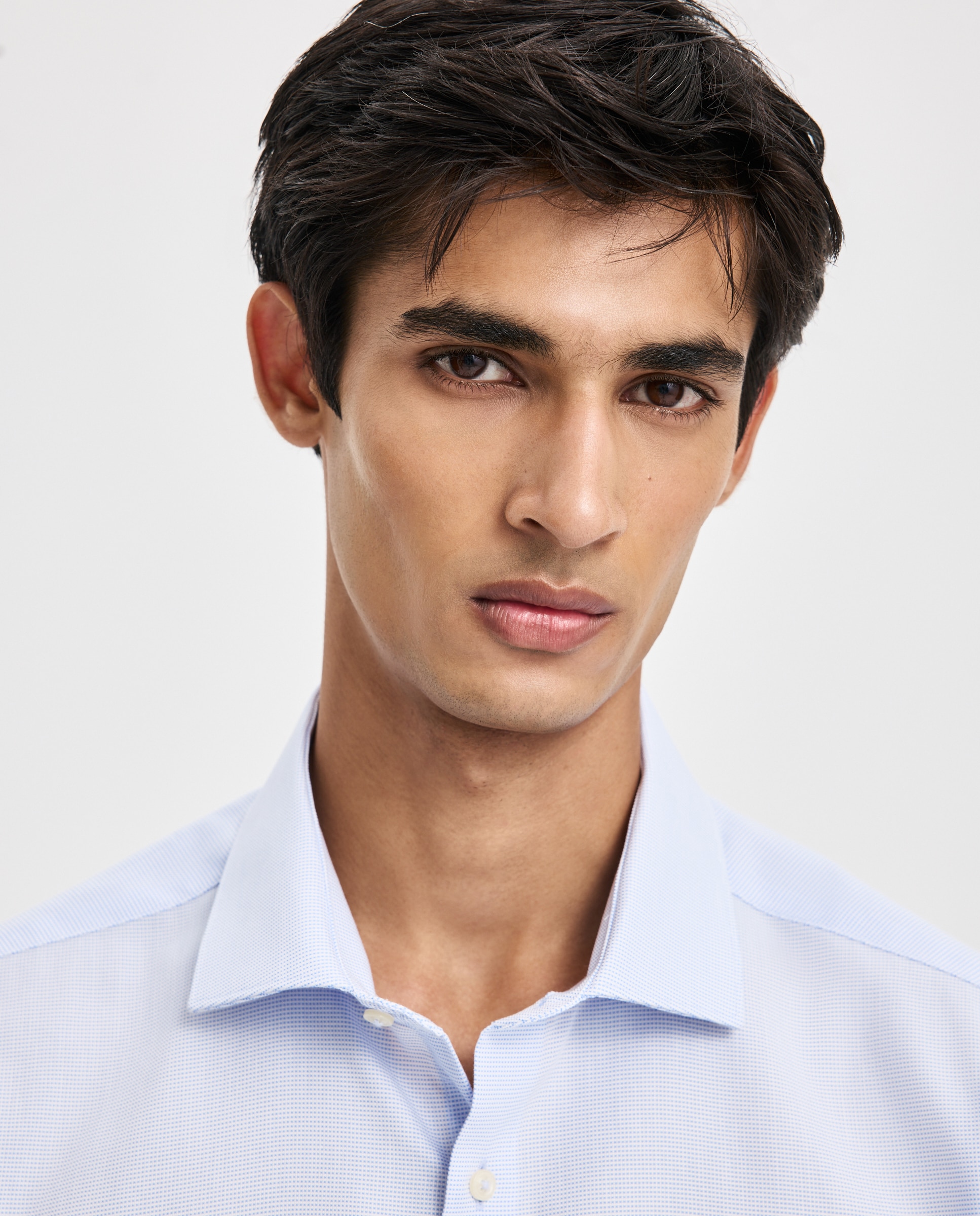Camisa de vestir para hombre estructura coolmax - Easy Wear - 410 Azul claro 410 Azul claro-2