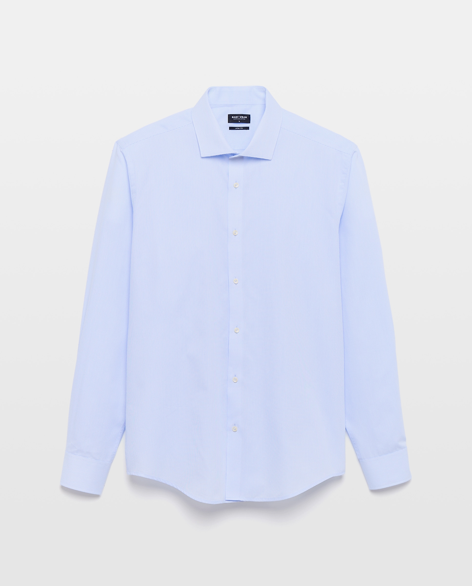 Camisa de vestir para hombre estructura coolmax - Easy Wear - 410 Azul claro 410 Azul claro-5