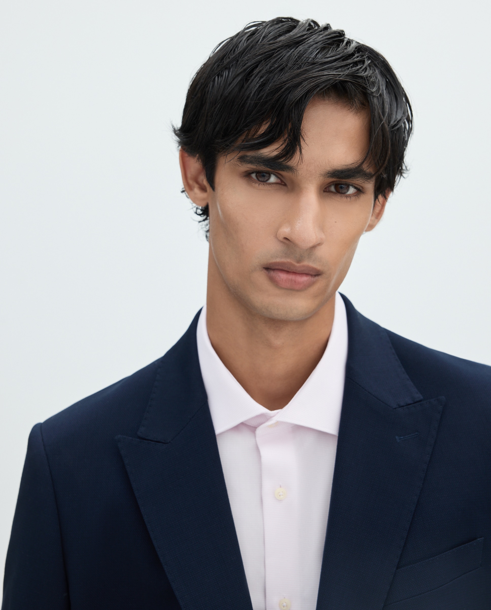 Camisa de vestir para hombre estructura coolmax - Easy Wear - Rosa claro Rosa claro-3