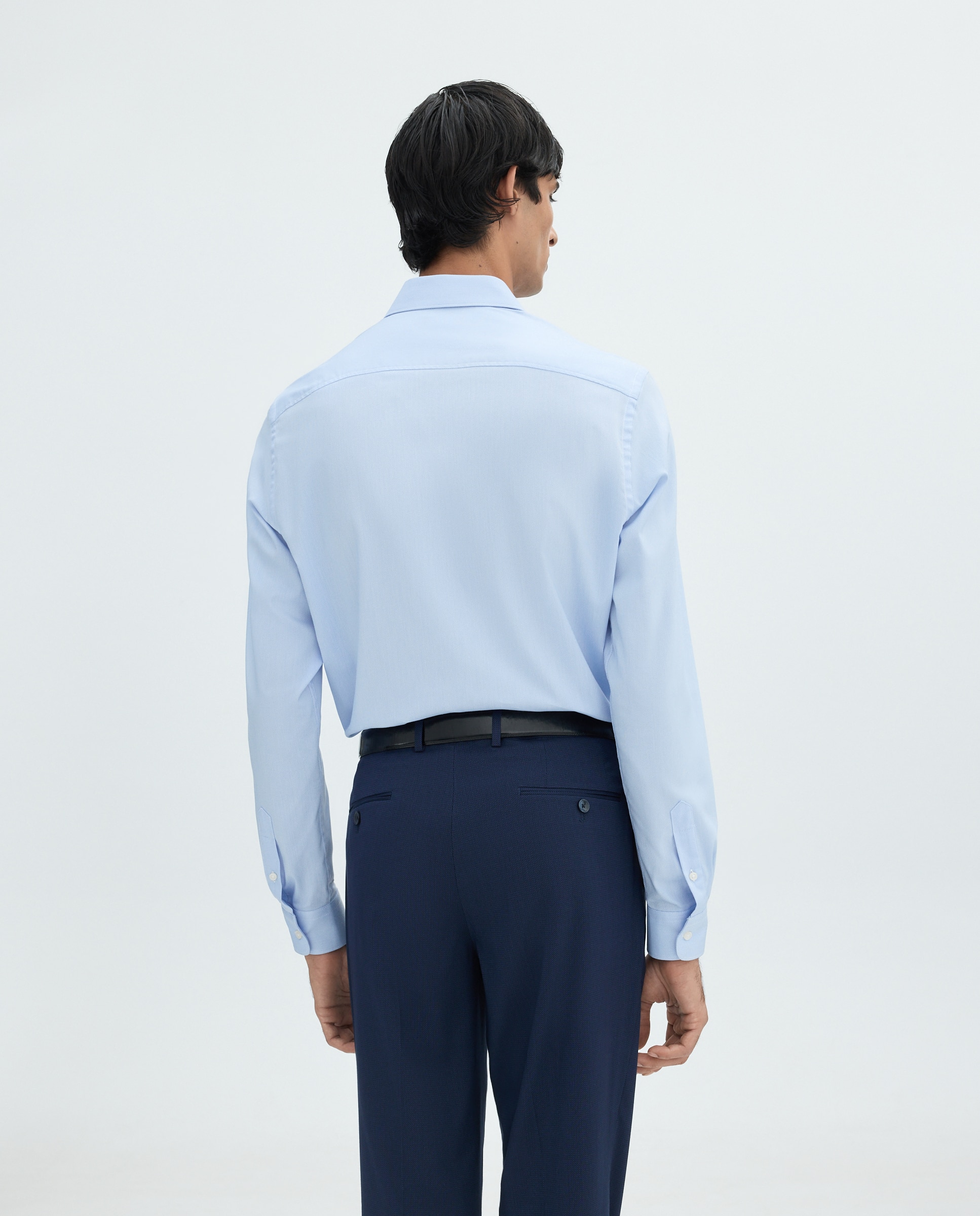 camisa súper elástica estructura - Easy Wear - 400 Azul 400 Azul-3
