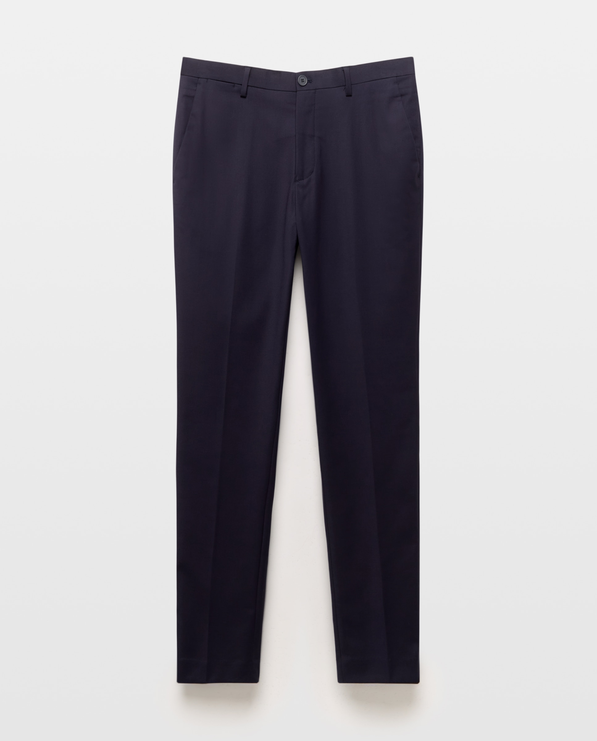 Pantalón de traje para hombre lisa - Easy Wear - Azul marino Azul marino-4